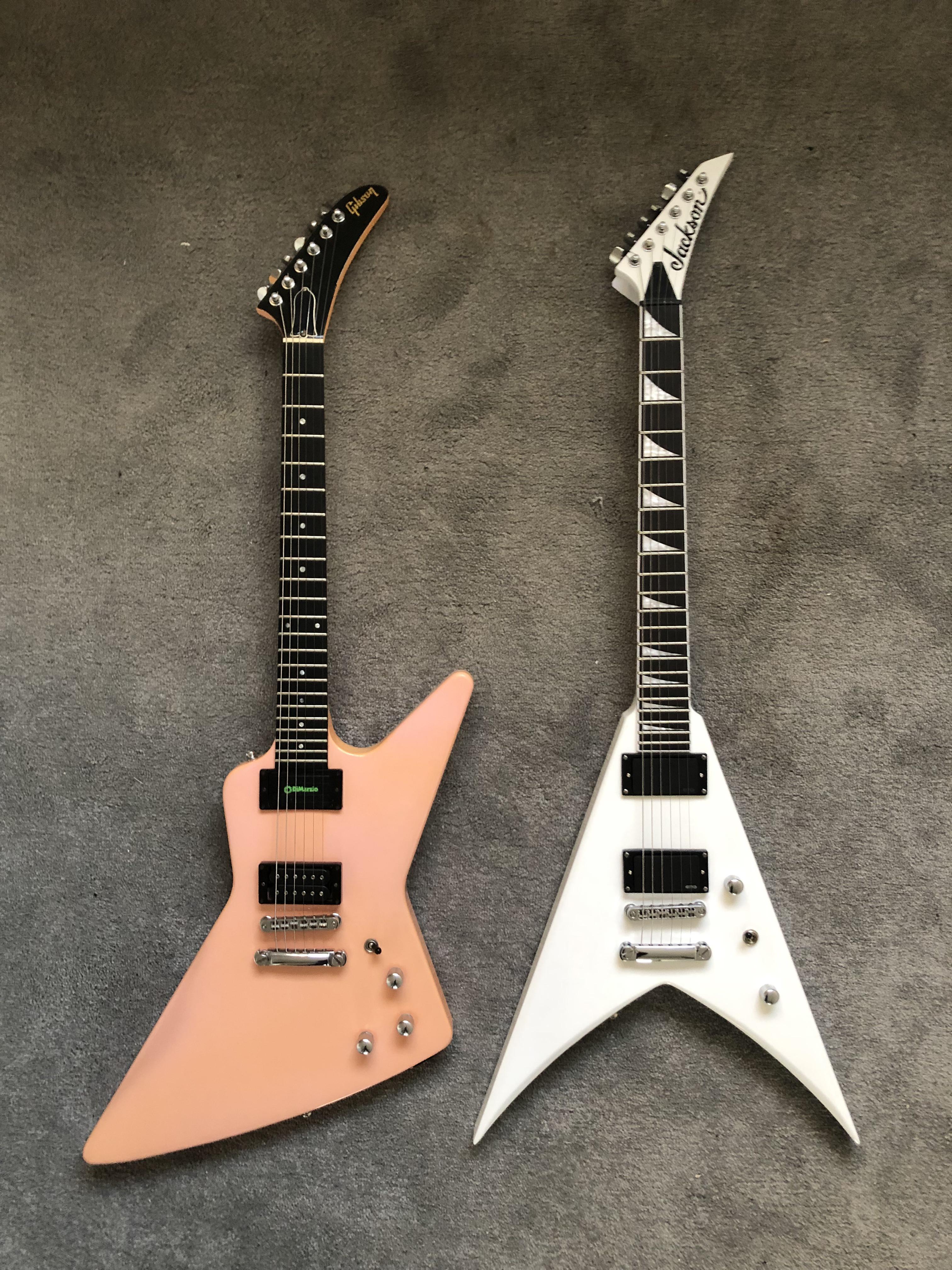 1985 Gibson Explorer / 2022 Jackson King V r/guitars