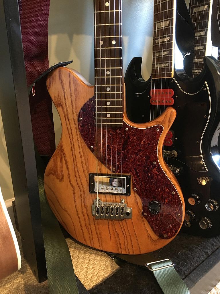 DIY custom pickguard for a Warmoth Velocity r/guitars