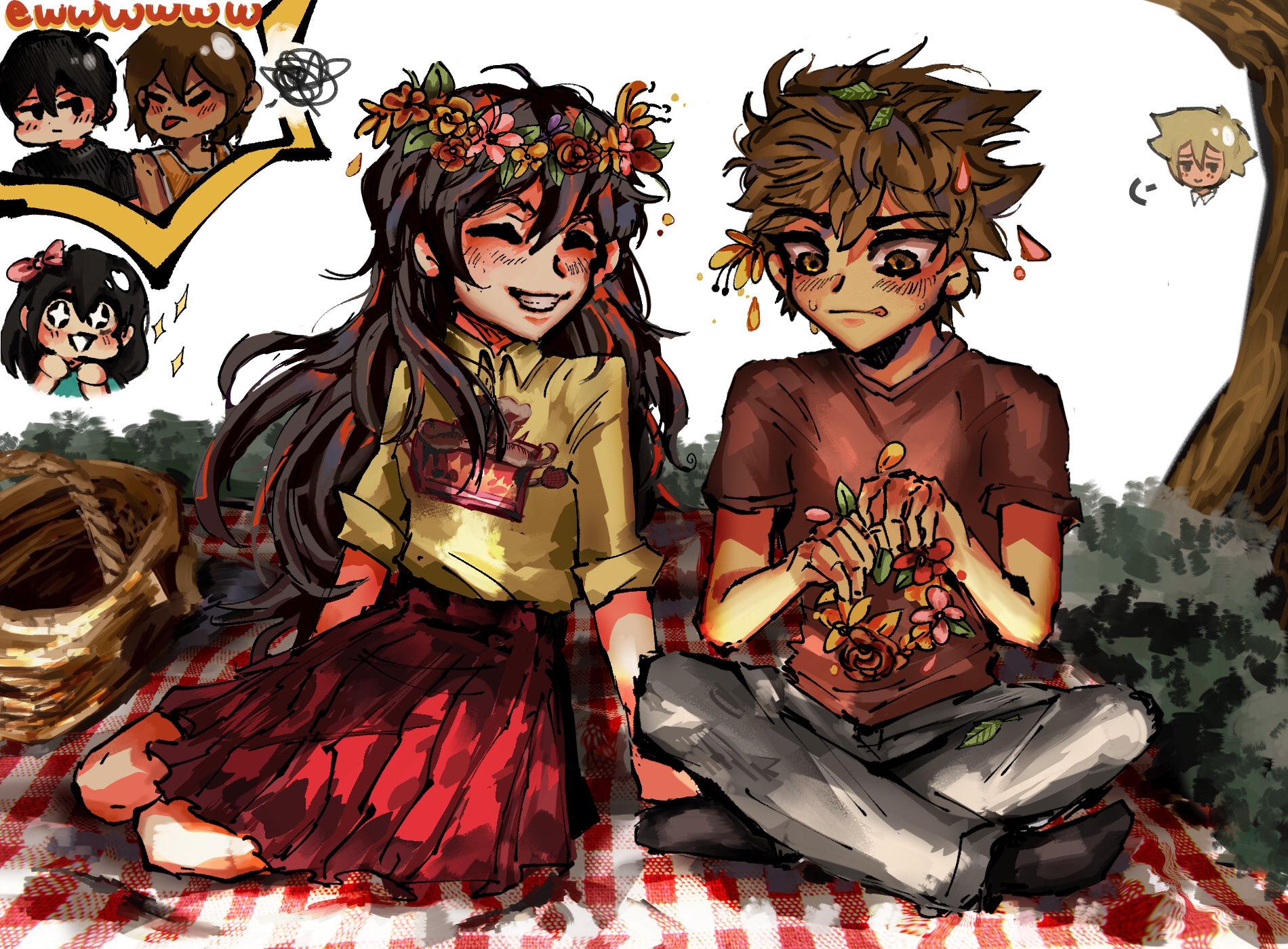 HeroMari Flower Crown (by pekatronix) r/OMORI