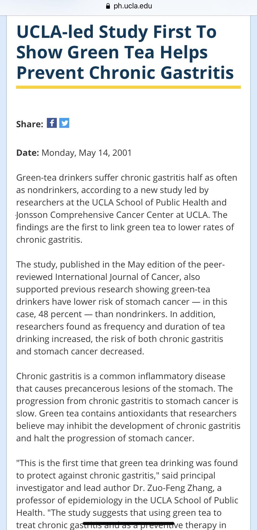 Is there anyone that can handle green tea? It seems I can but feel like