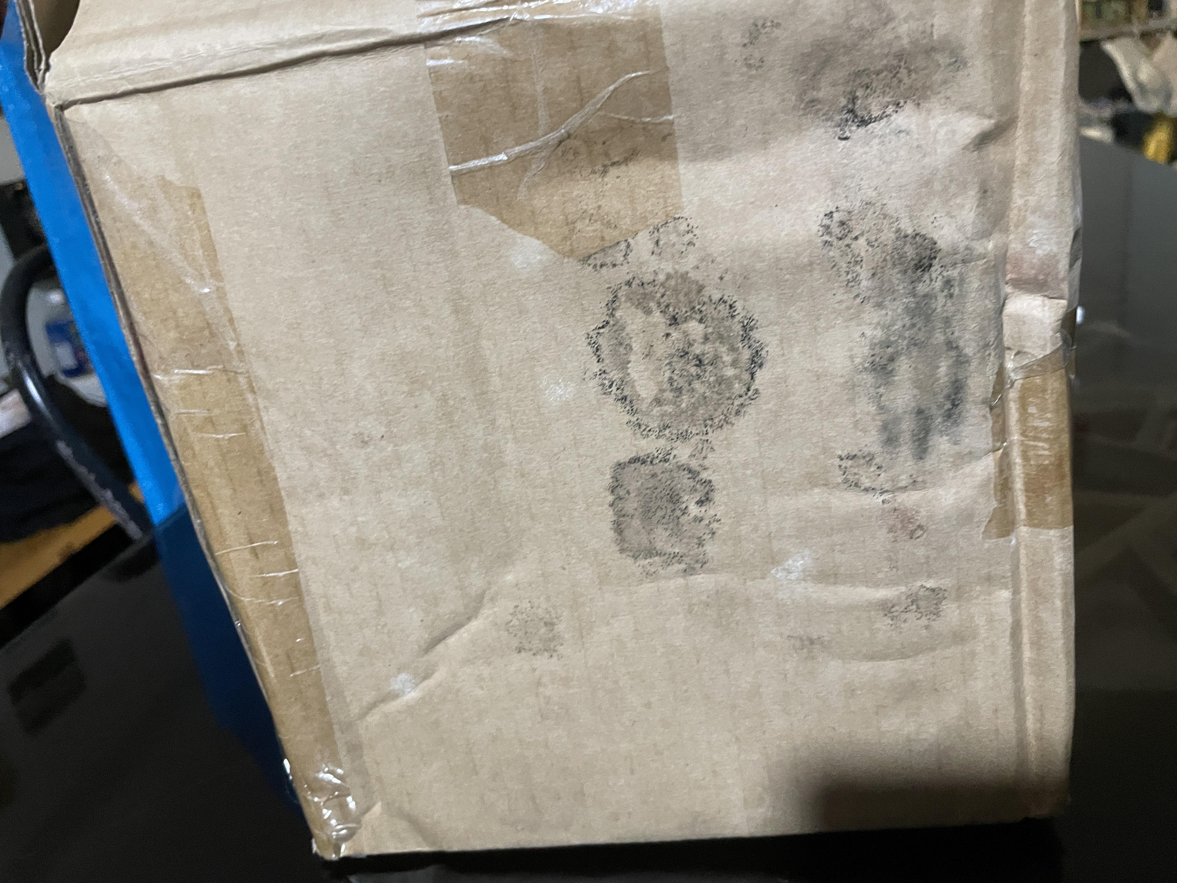 Found this on a cardboard box with cooking equipment inside. Is it