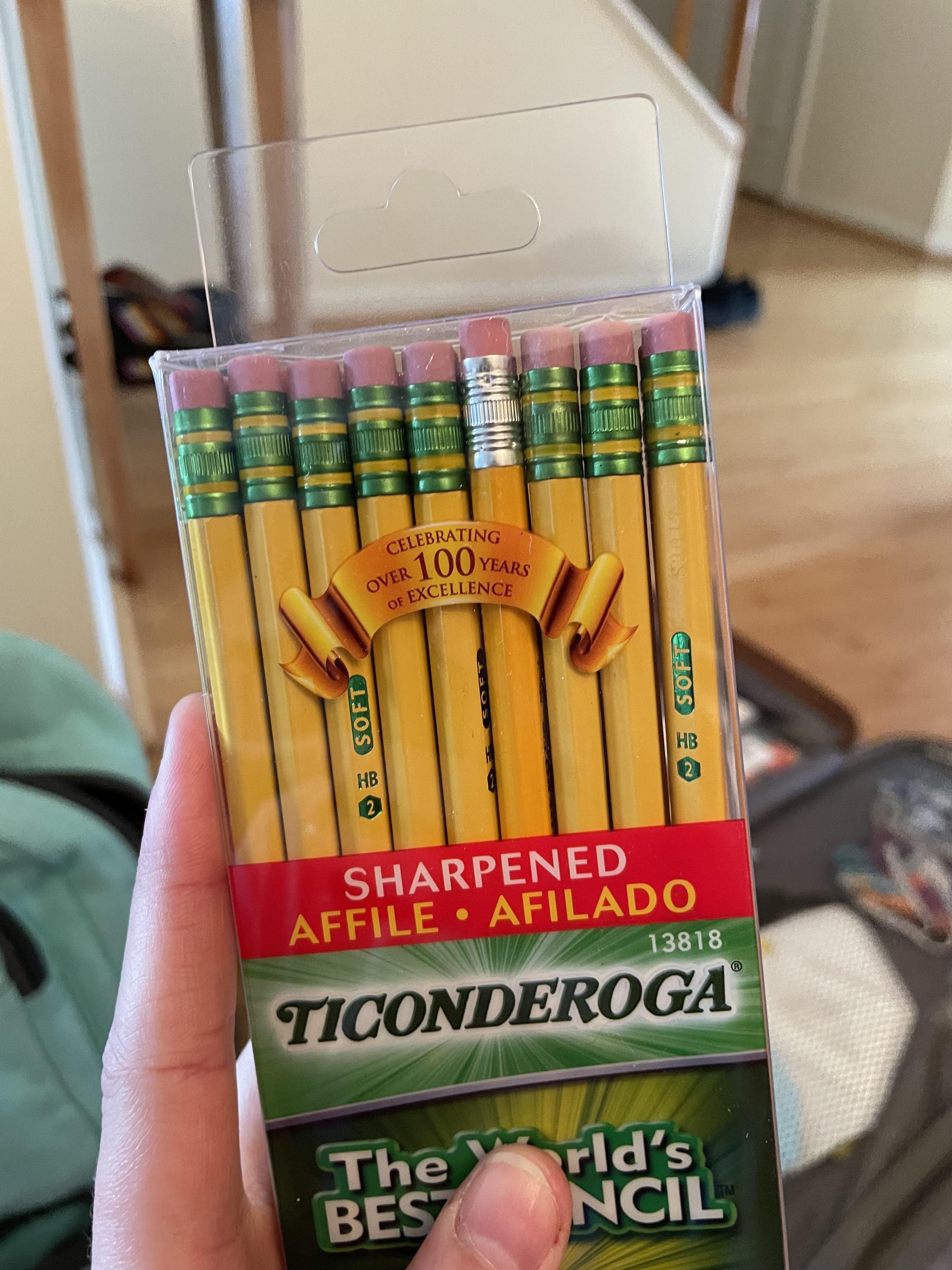 Ordered a pack of Ticonderoga pencils and there’s a single Office Depot