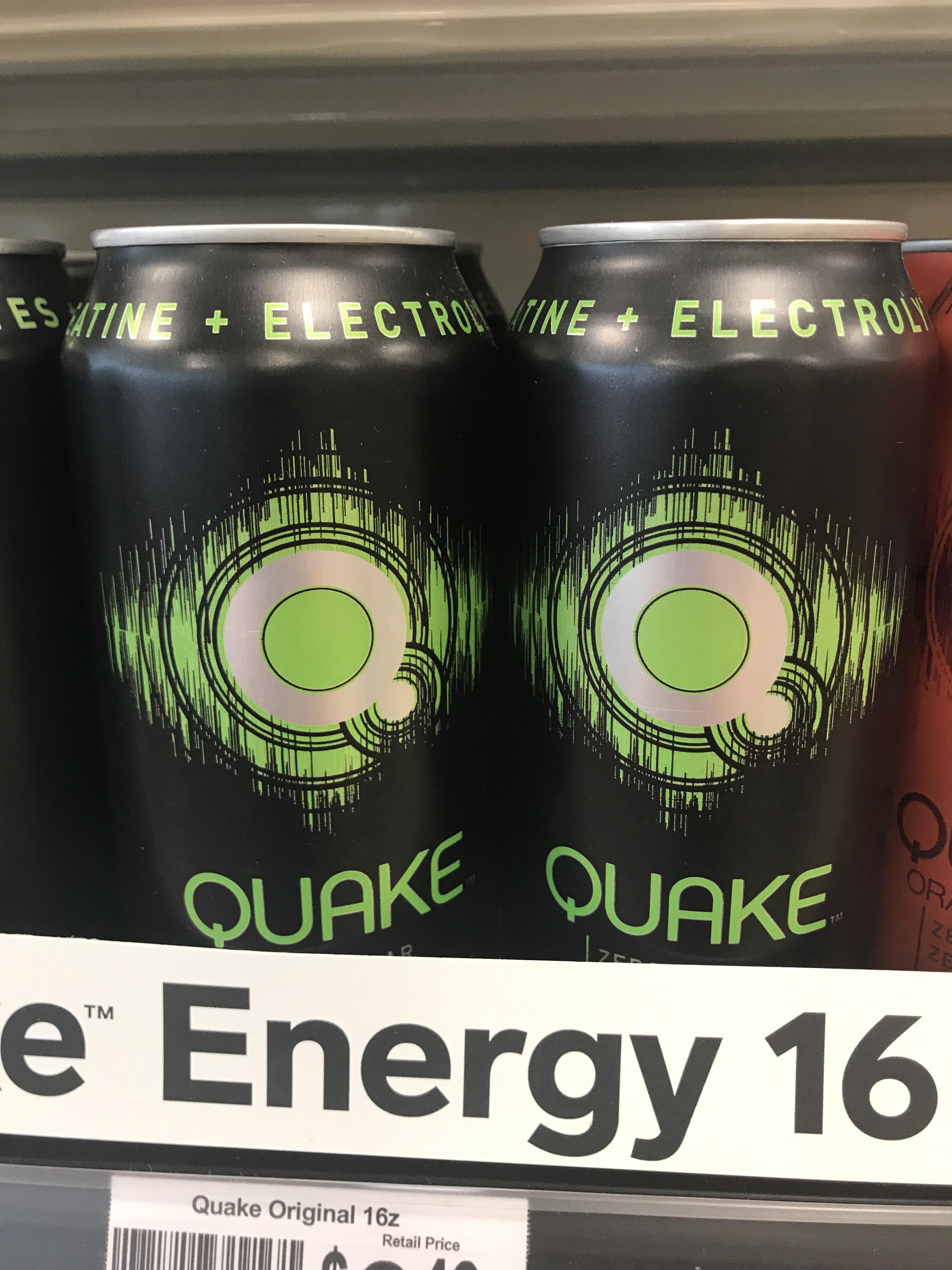 QUAKE ENERGY DRINKS! r/quake