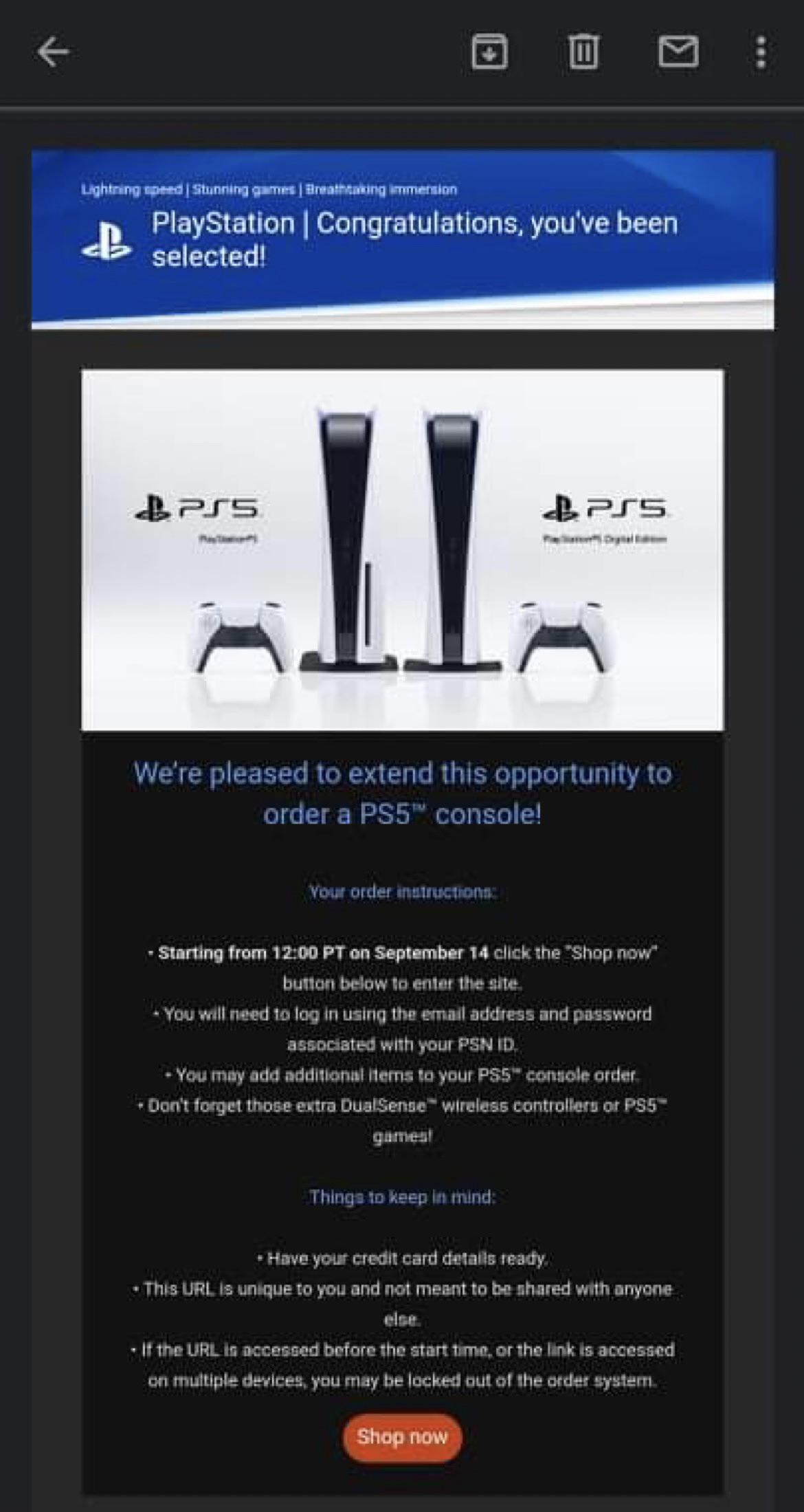 Is this real? My partner got this email from emailemail.PlayStation