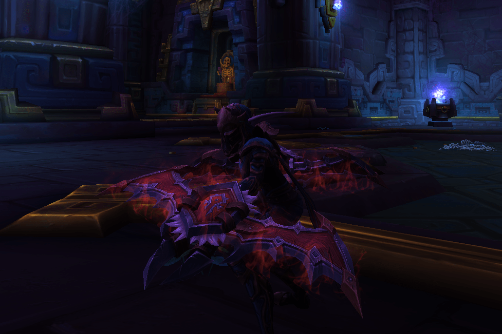 My Blood Elf kept her Horde spirit when transformed into Alliance r/wow