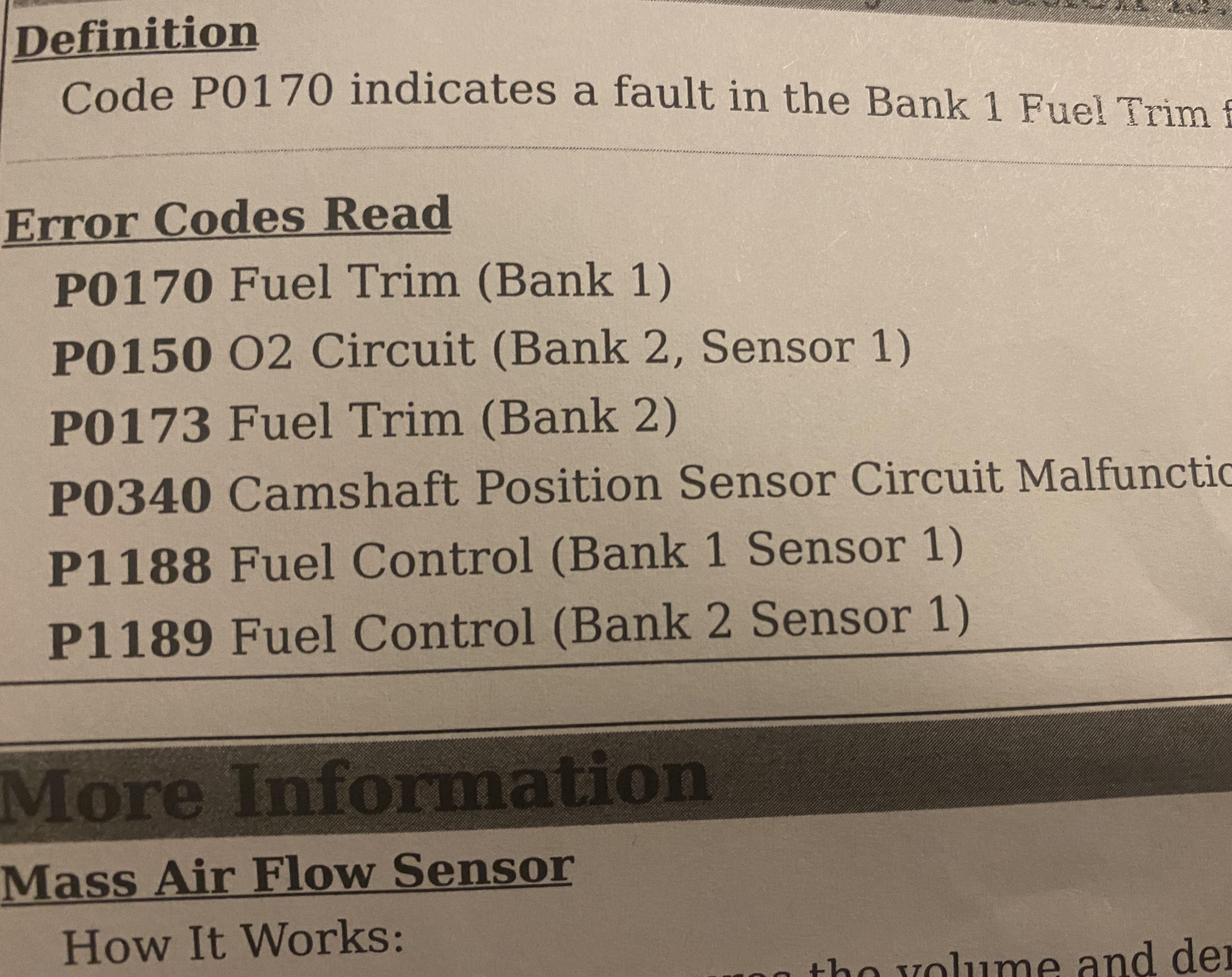 My bmw is throwing all these codes cant figure out what it is : r/BMW