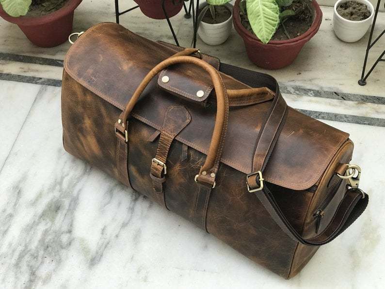 Presenting the ZEPPELIN duffle/weekender/overnight bag. Handcrafted