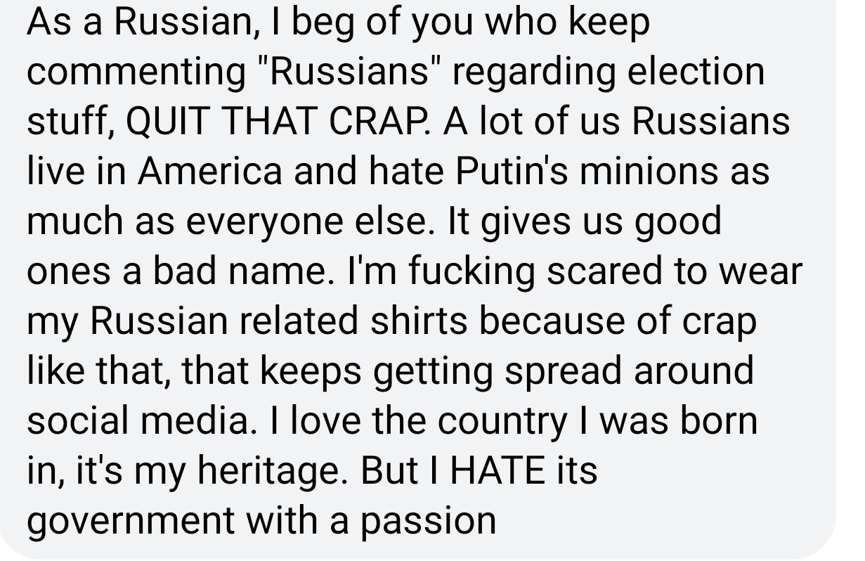 I'm sure other Russian Adoptees share this sentiment r/Adoption