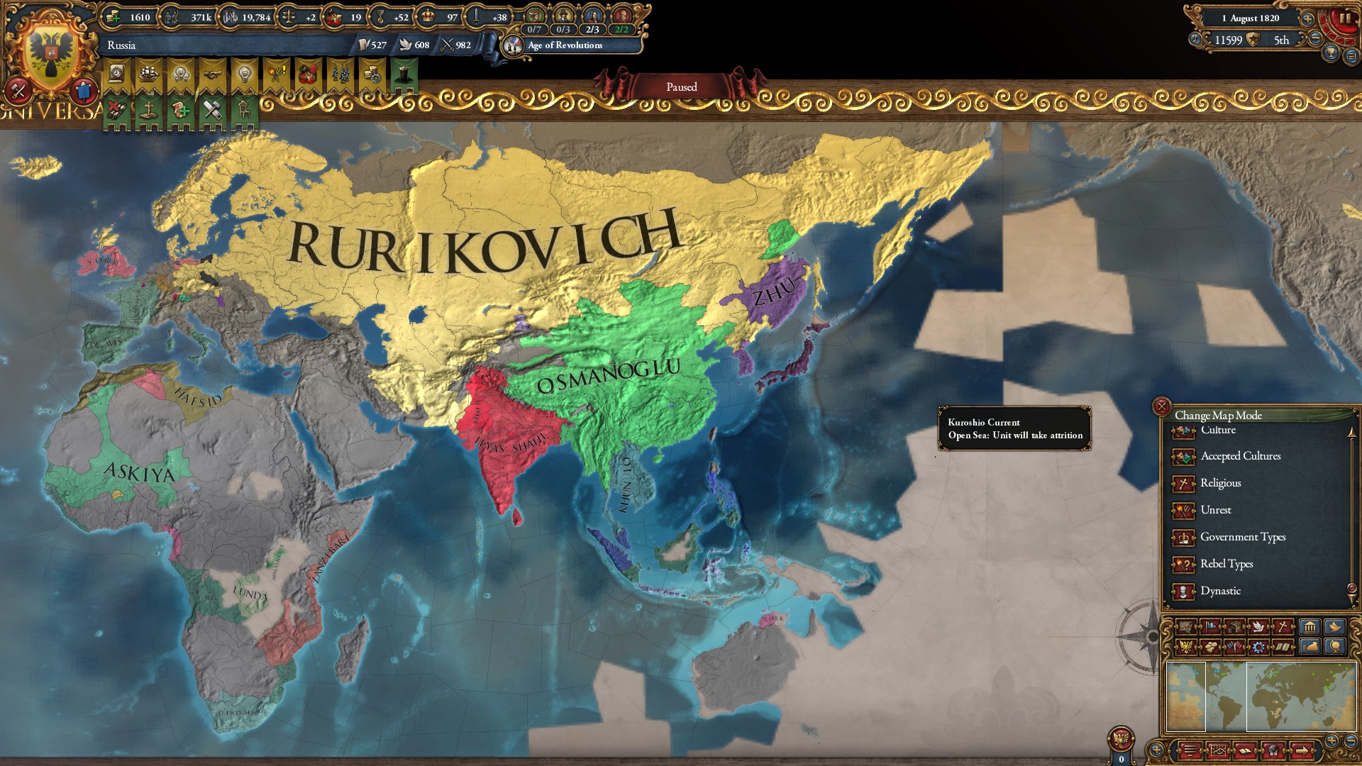 Otto spread its dynasty to ming then lost it r/eu4