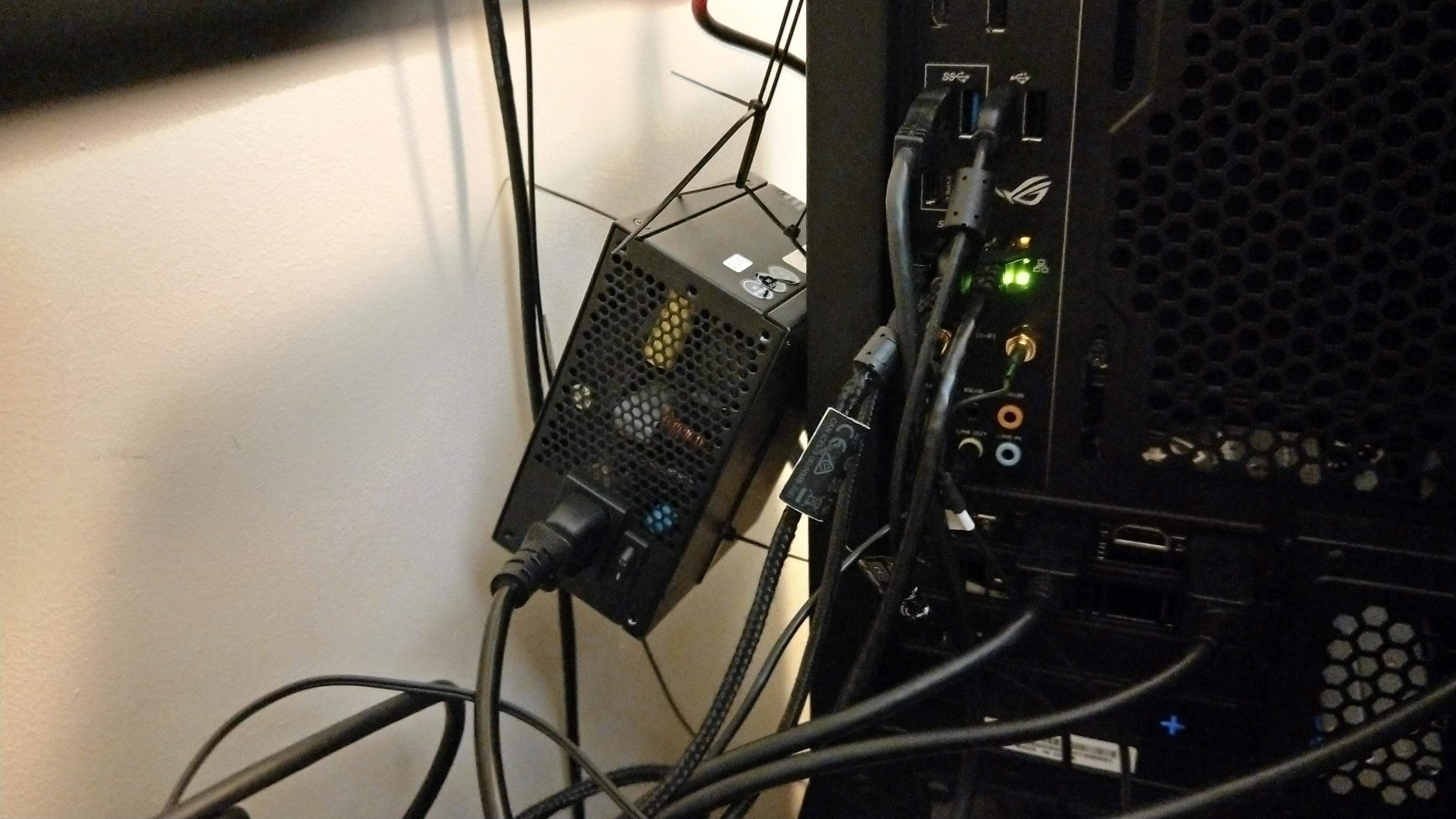 When you're waiting on a new bigger PSU.. (cables too short) r