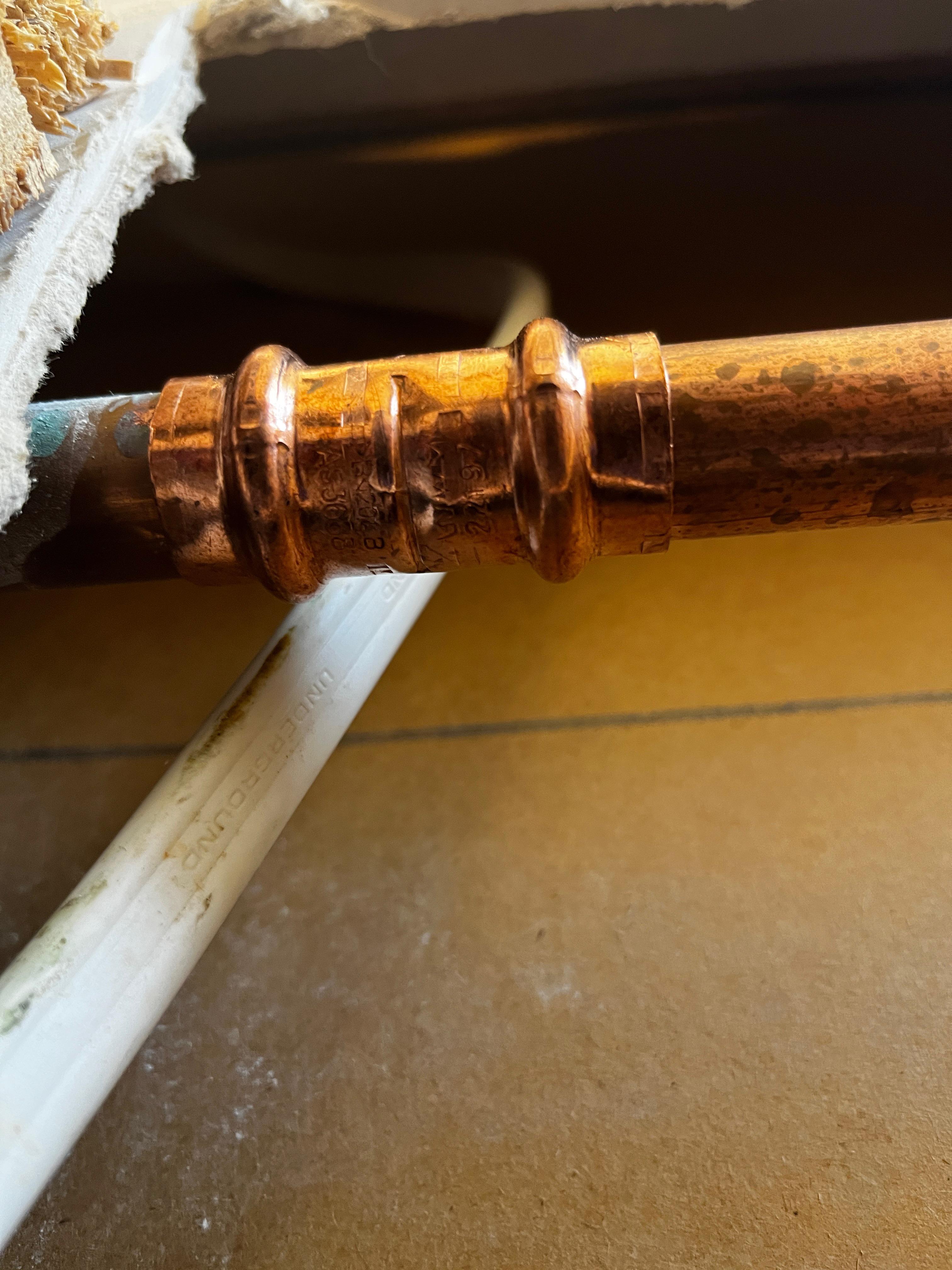 Copper press fitting does this look right? r/AusRenovation