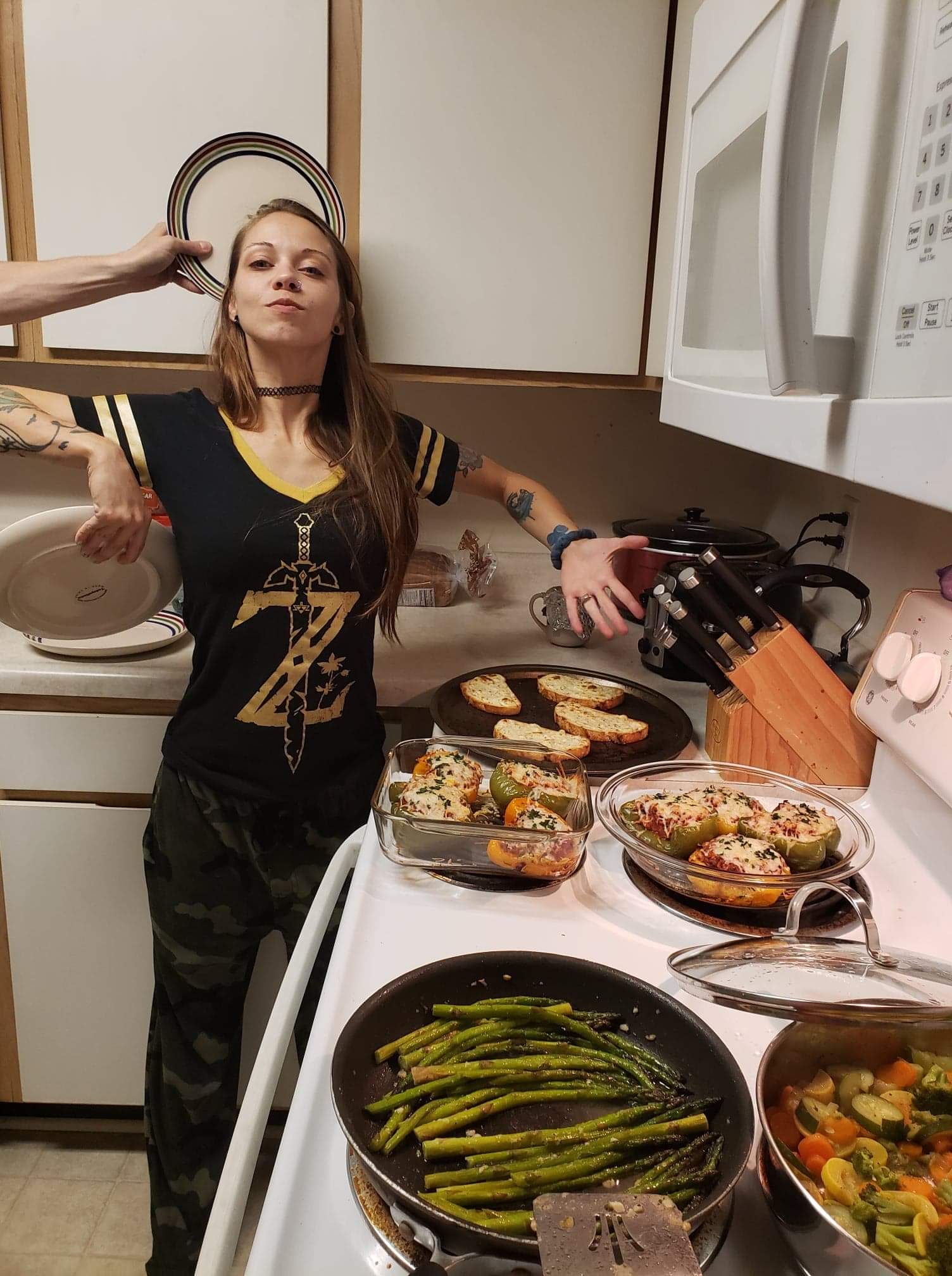 Seeing my roommates get excited and eating my food always makes me smile. I love the little wins