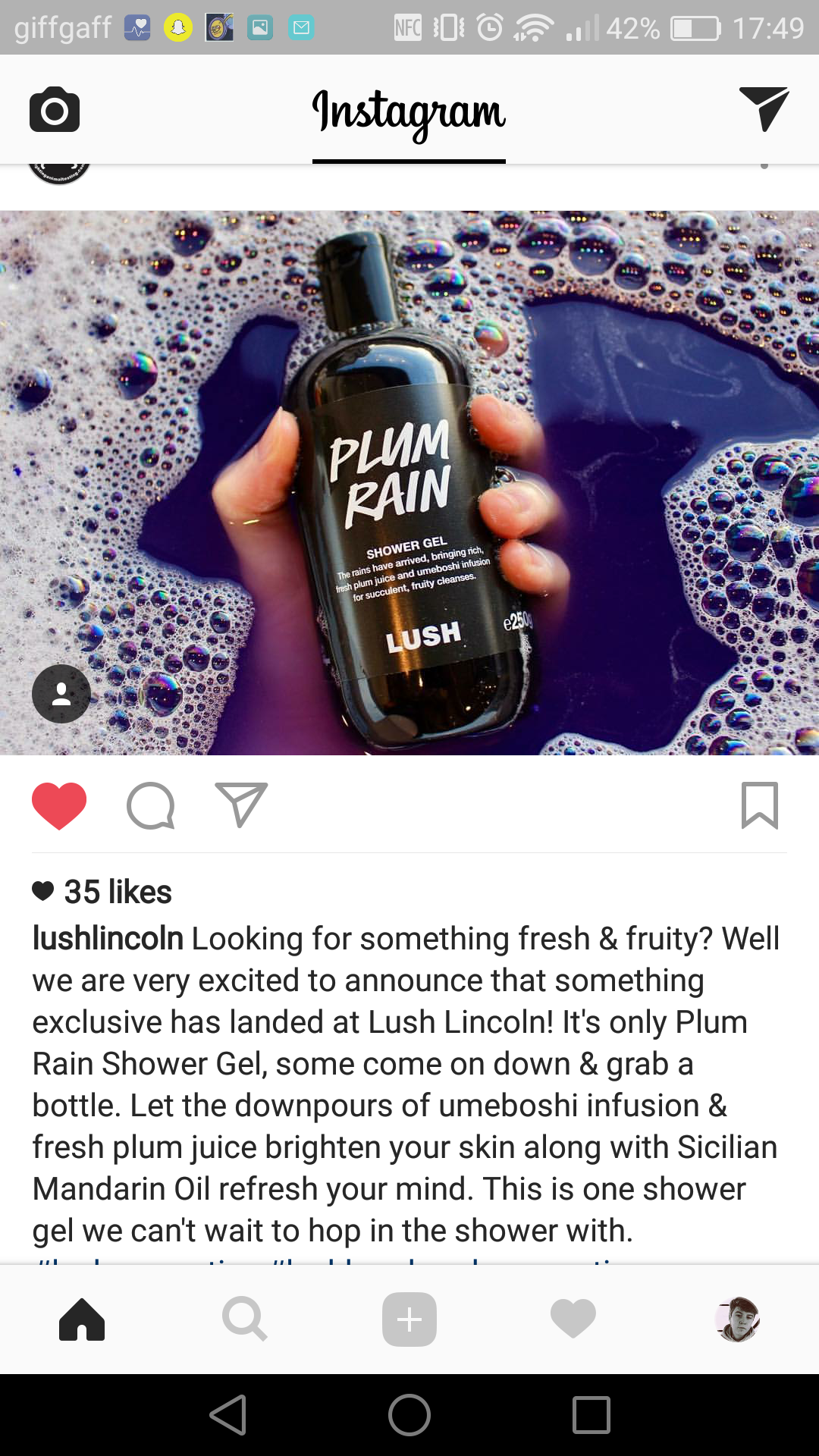 Plum rain is a new exclusive at my local lush store!!! r/LushCosmetics