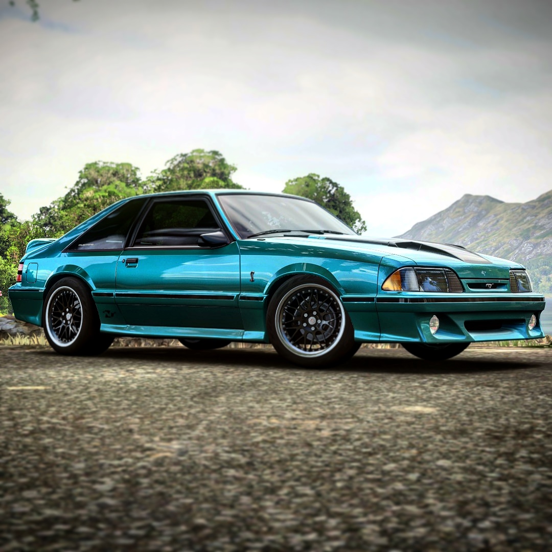 Thoughts on my calypso green foxbody? r/forza