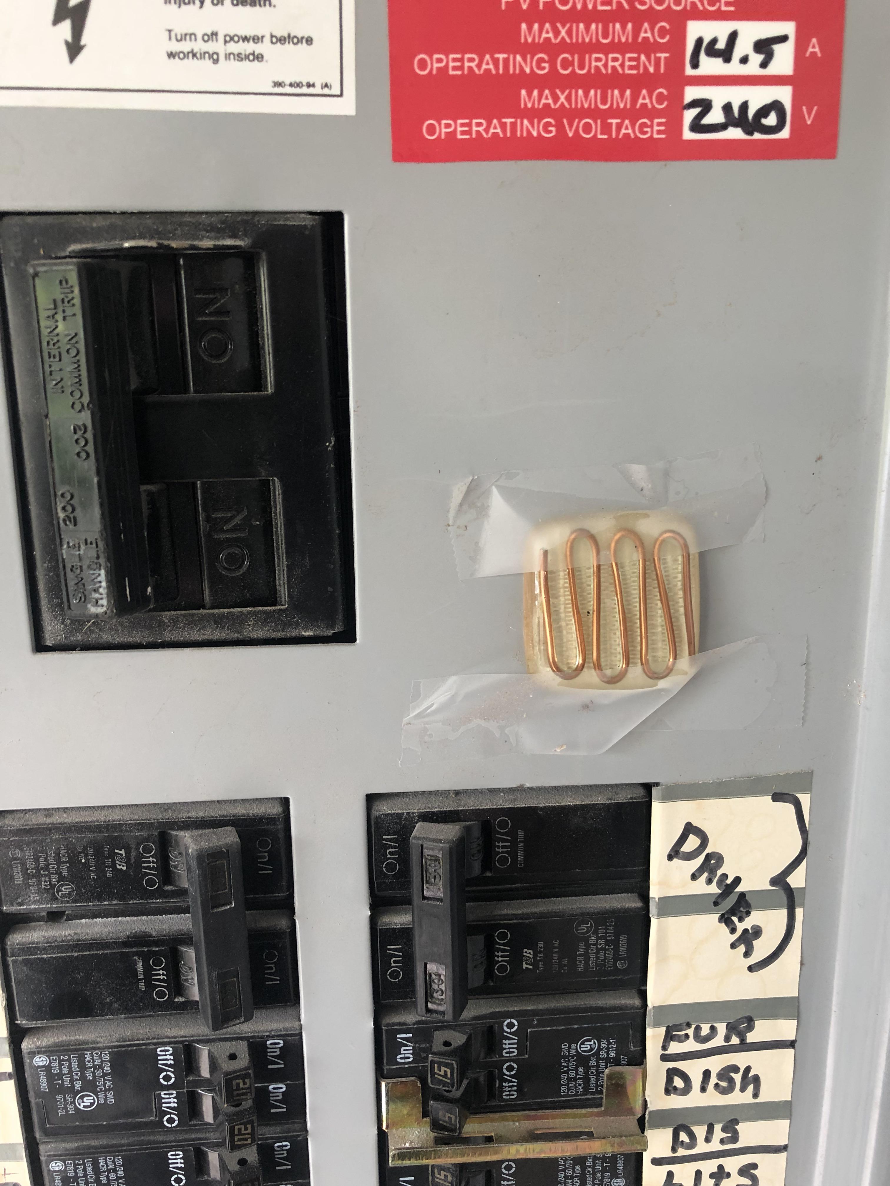 Found attached inside an electrical panel. : r/whatisthisthing