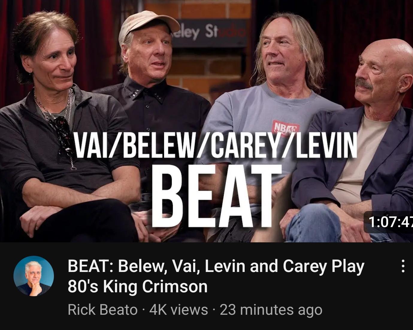 King Crimson with Danny Carey and Steve Vai r/ToolBand