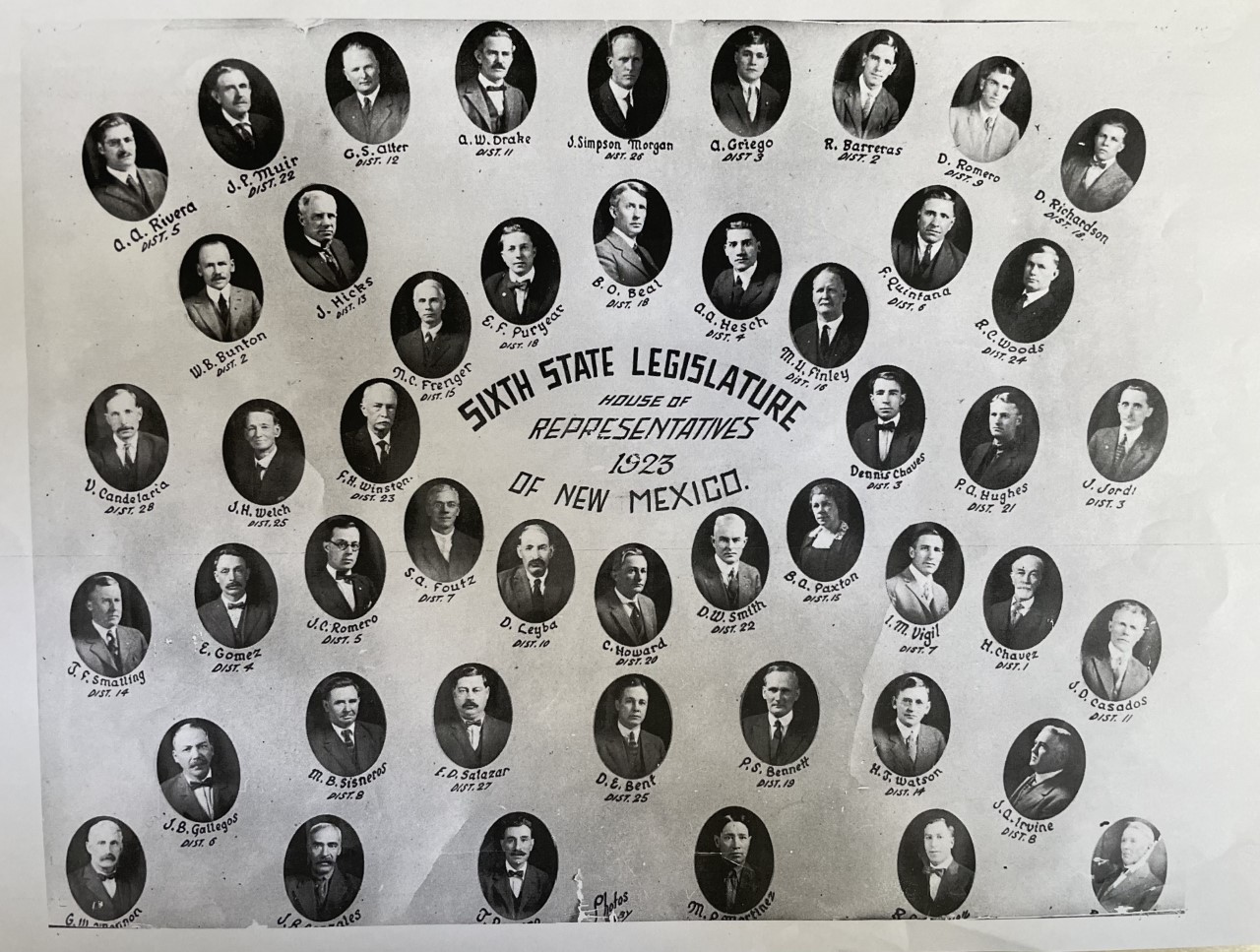 New Mexico House of Representatives (Sixth State Legislature) 1923