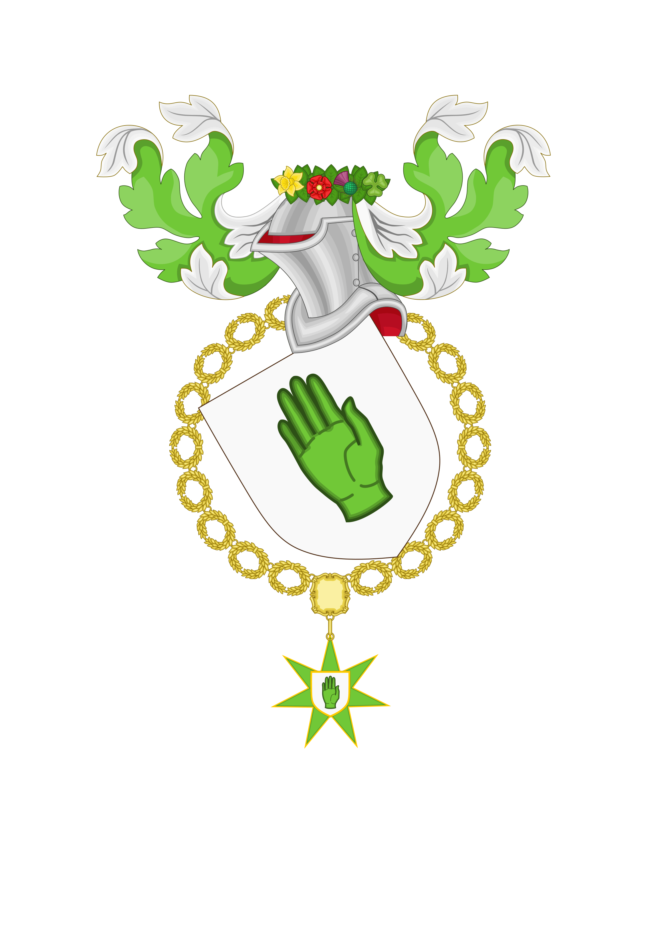 House Gardener of Highgarden with the collar of the Order of the Green