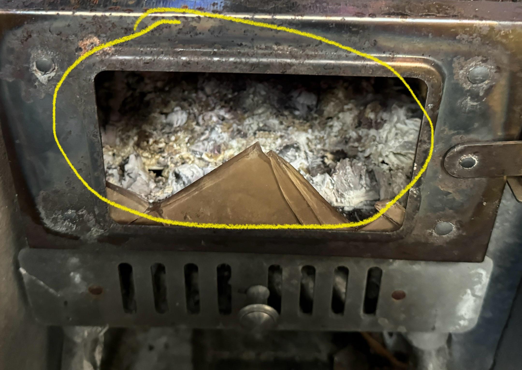 Wood stove glass door r/Sauna