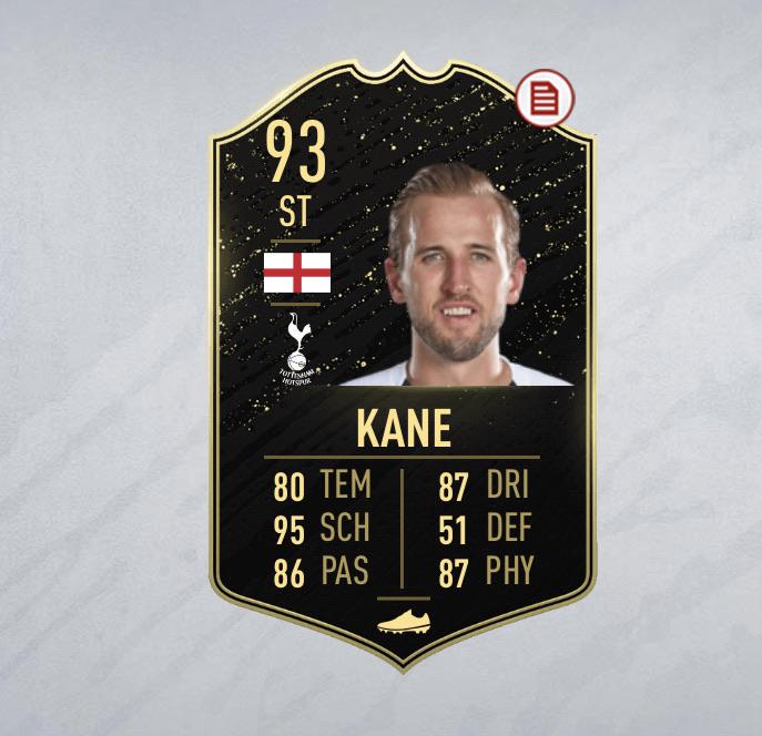Harry Kanes updated card FIFA