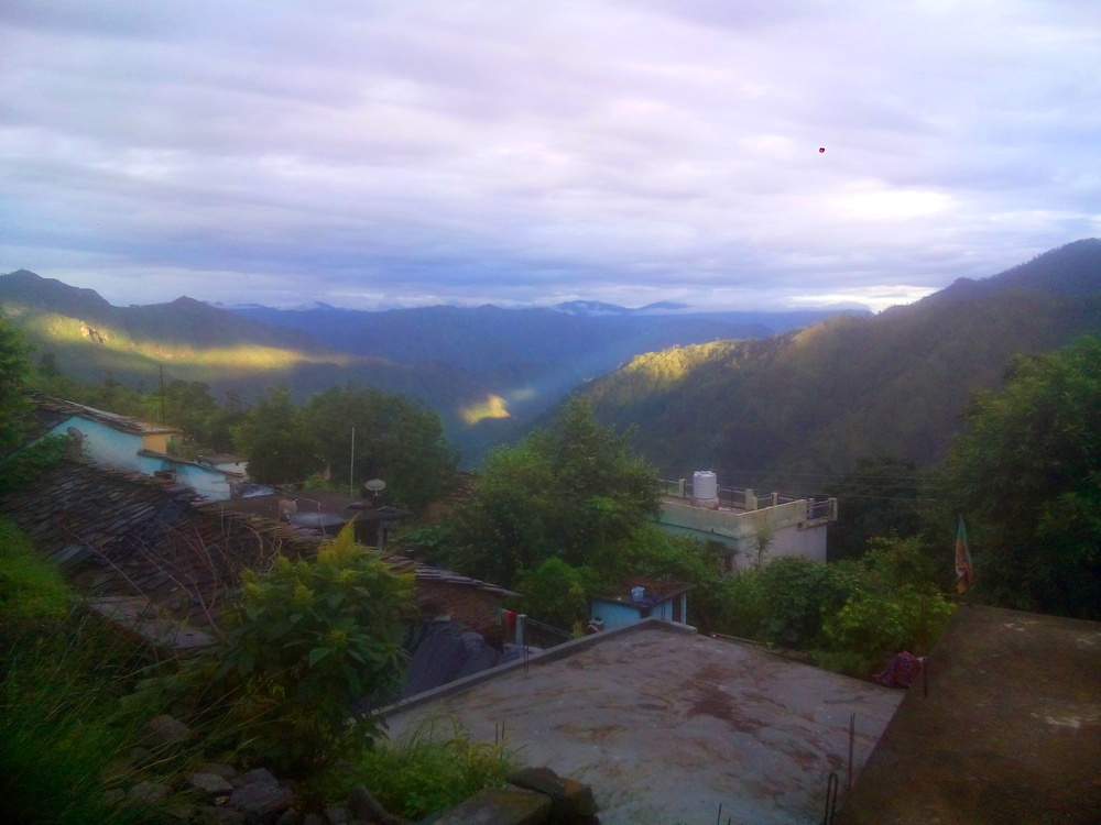 View from my village in Uttarakhand. r/india