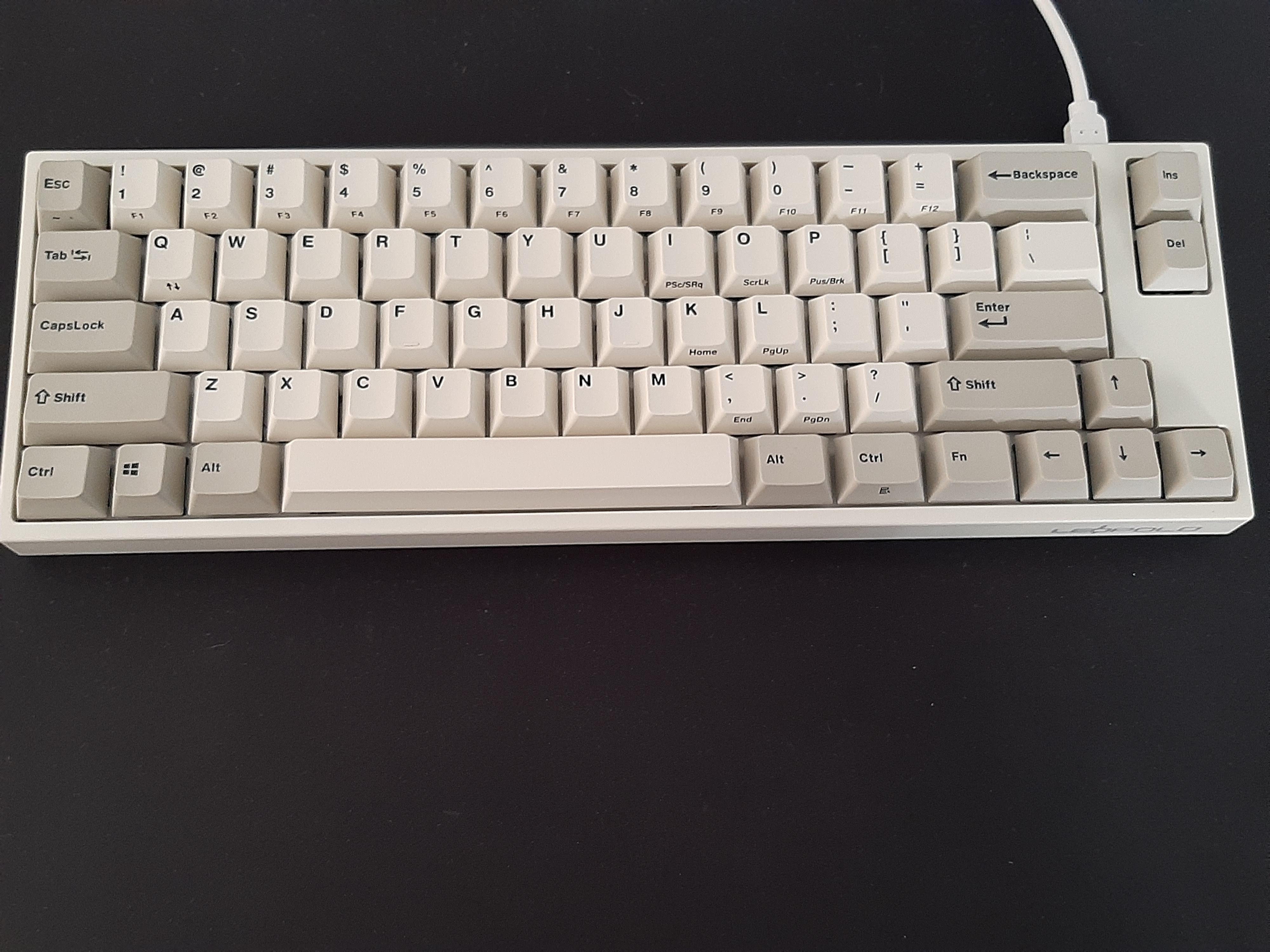 my first mechanical keyboard, leopold fc660m pd two tone white (cherry mx red) r/keyboards