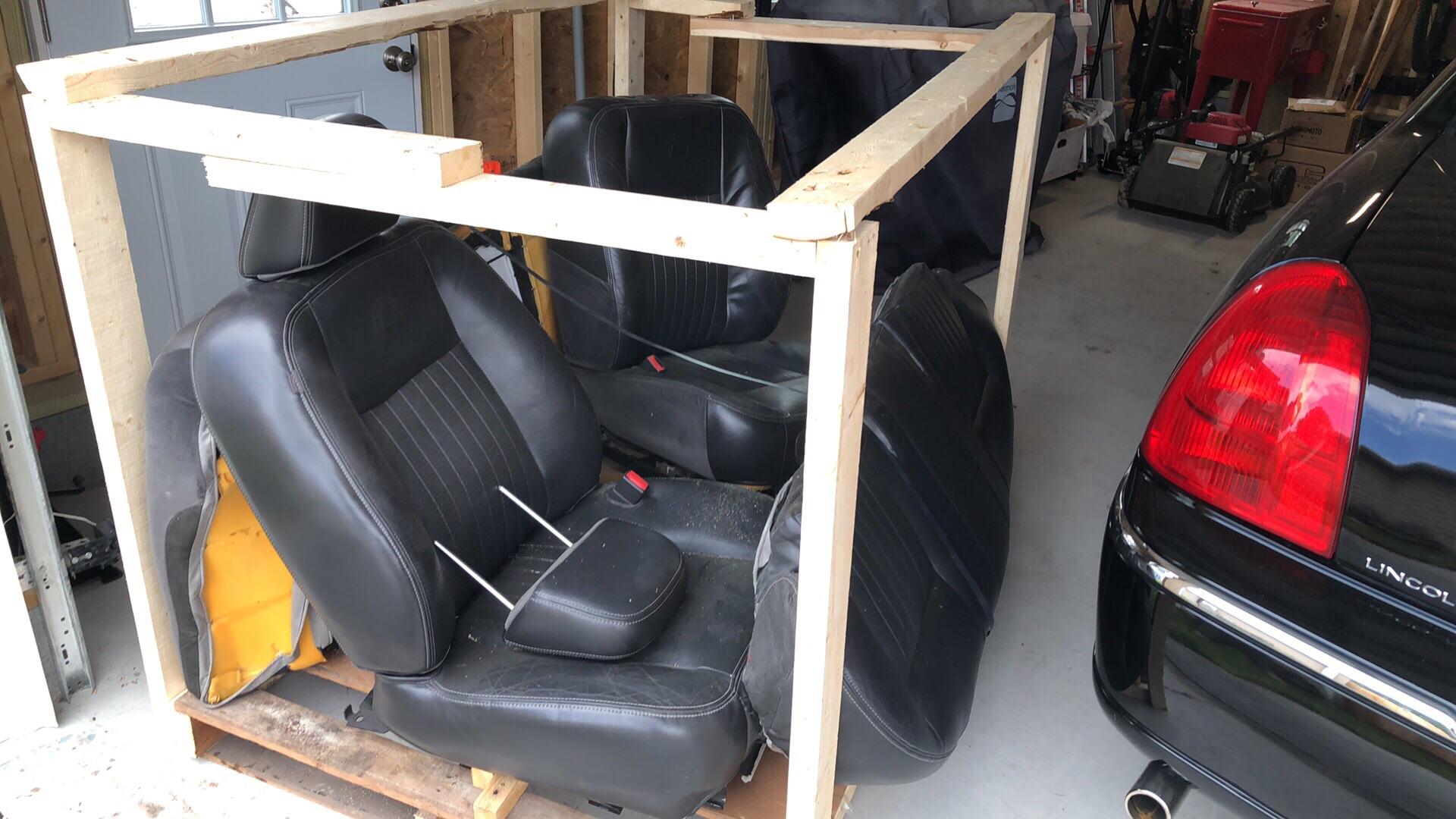 Marauder seats delivered, now for the nightmare of swapping the