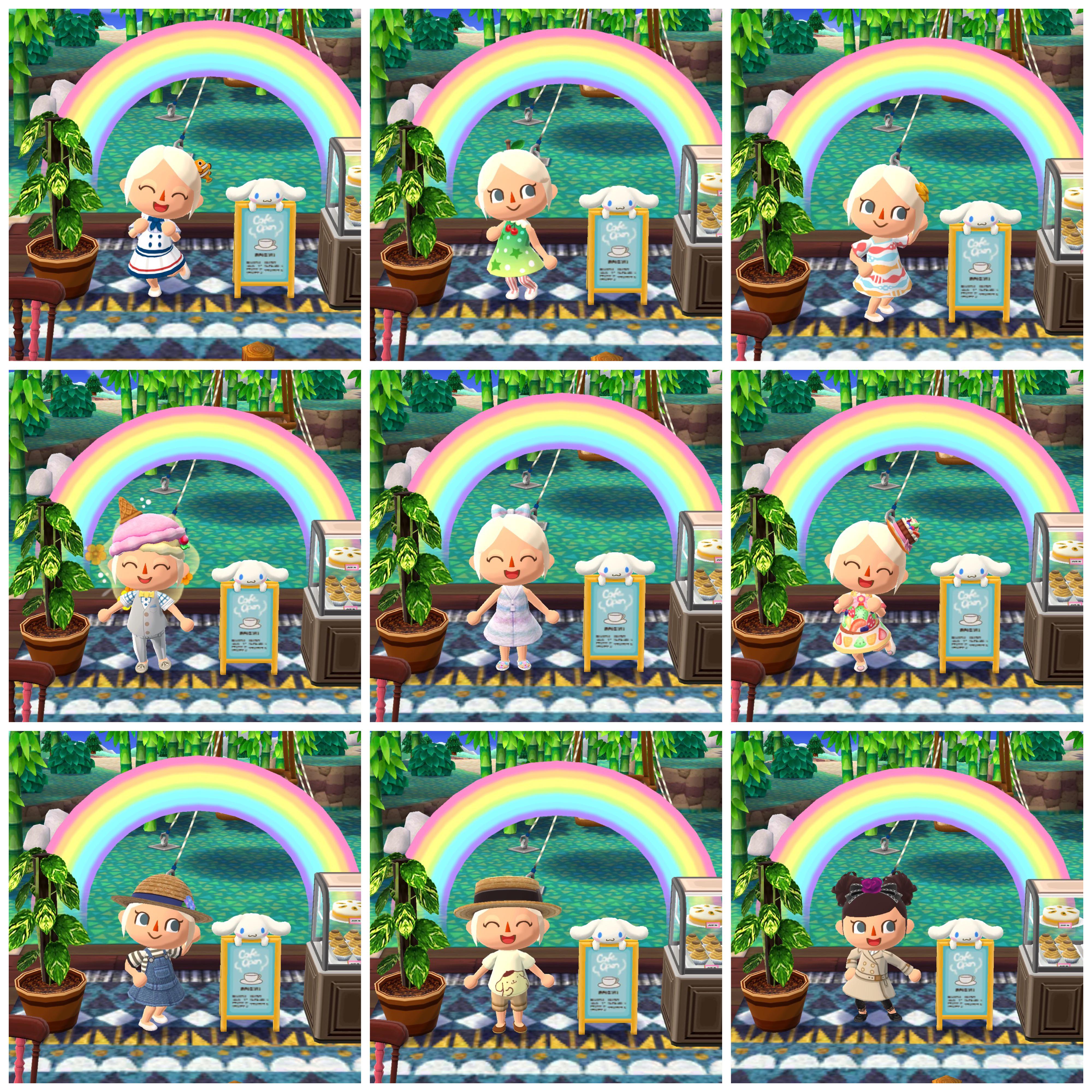 I live for all the cute outfits in pocket camp. These are a some of my