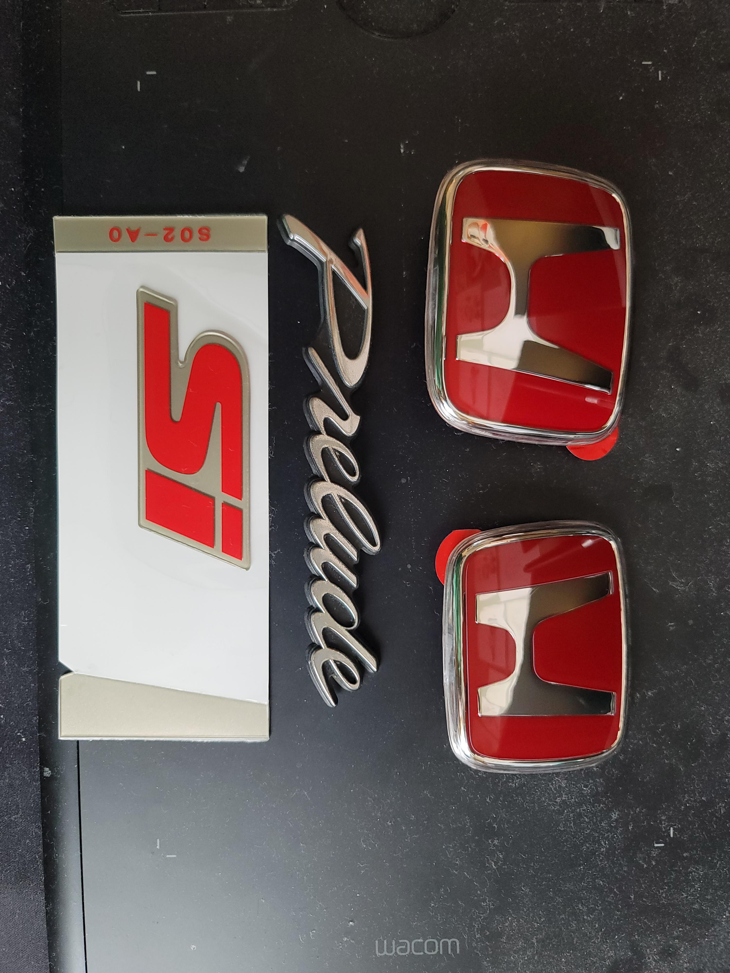 Finally have all the badges I need to replace all the ugly gold painted