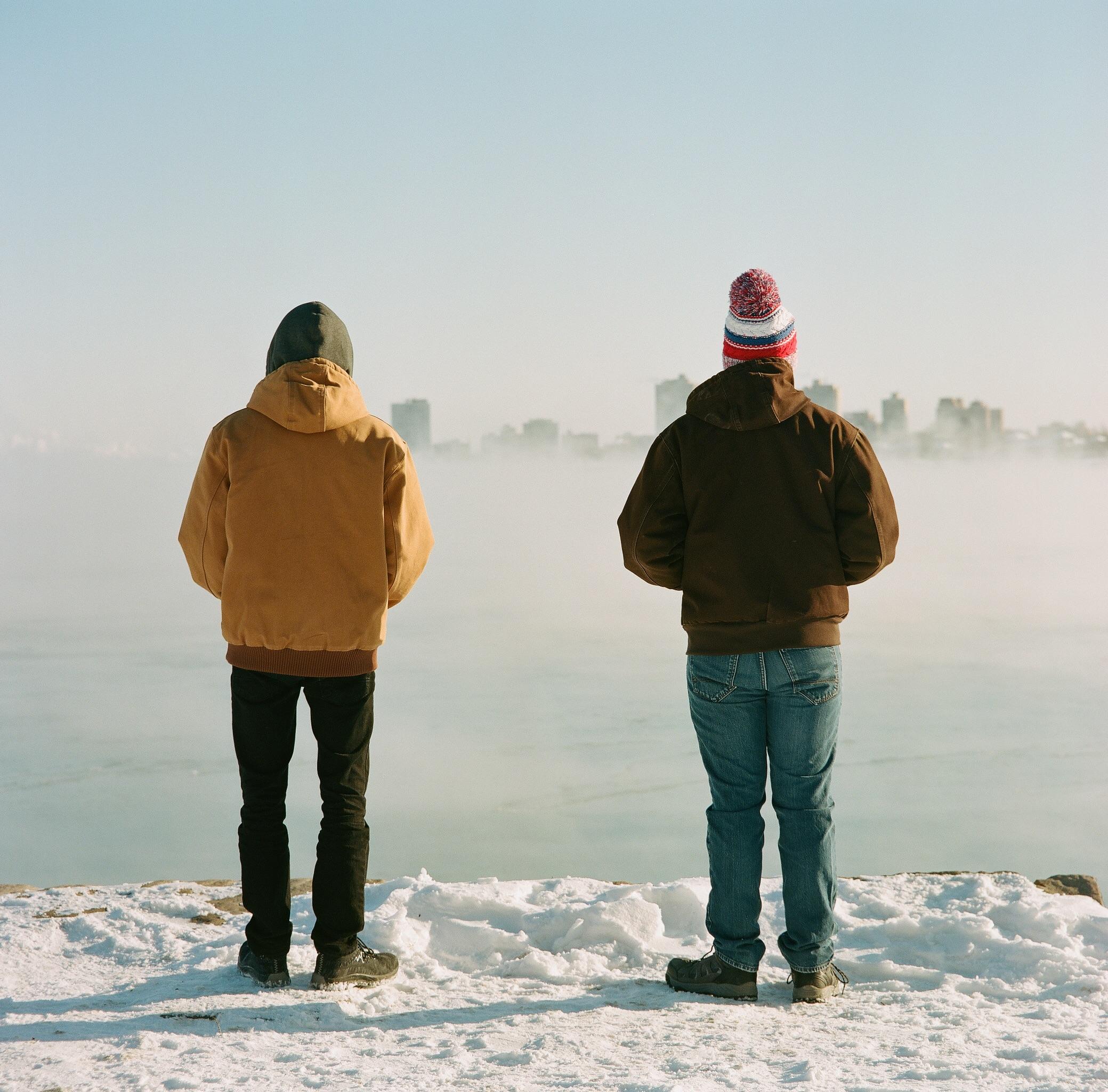 Took this in Chicago when the wind chill was 50F with my mamiya c220