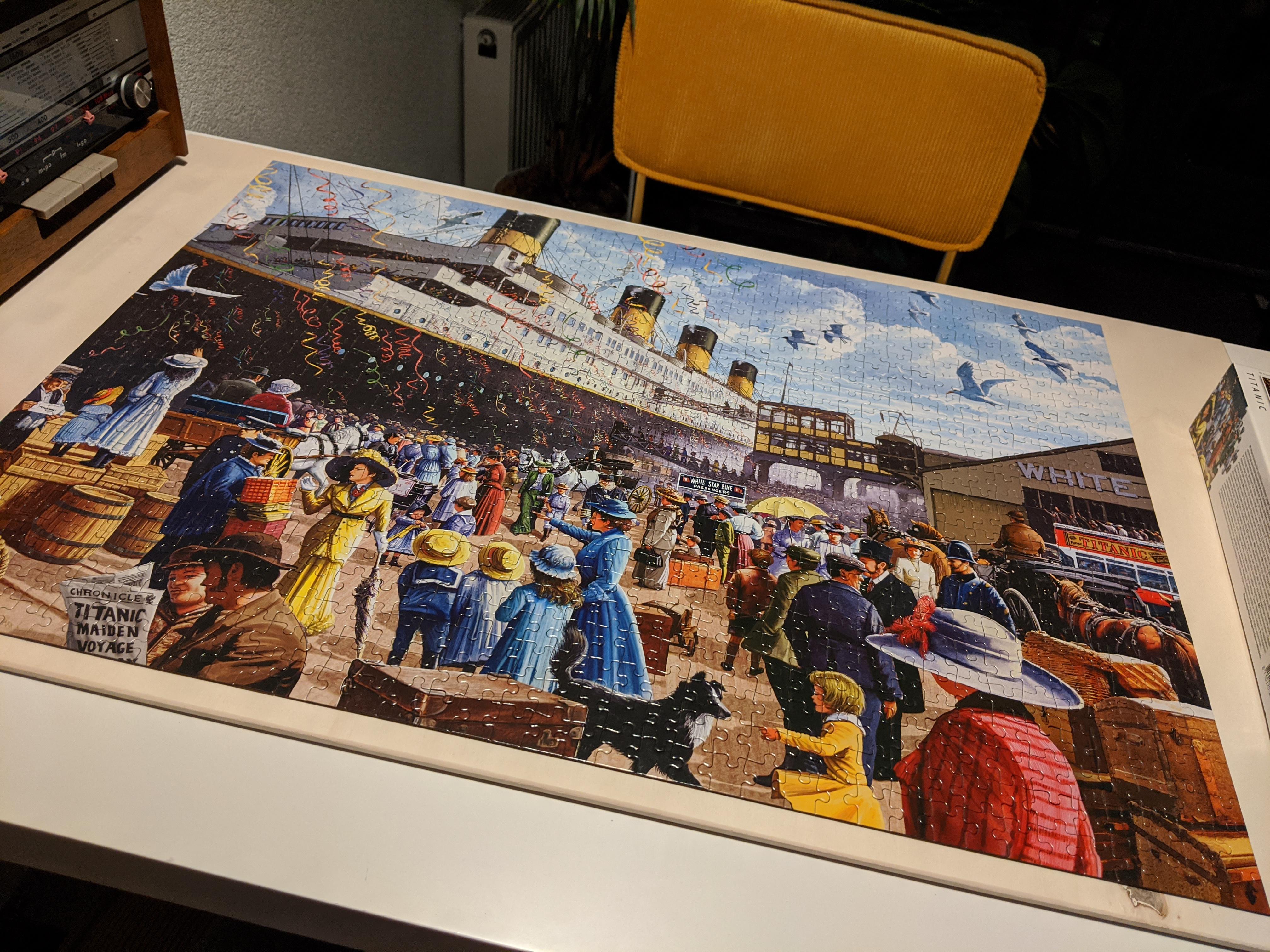 Titanic puzzle by King 1000 pieces absolutely loved this one r
