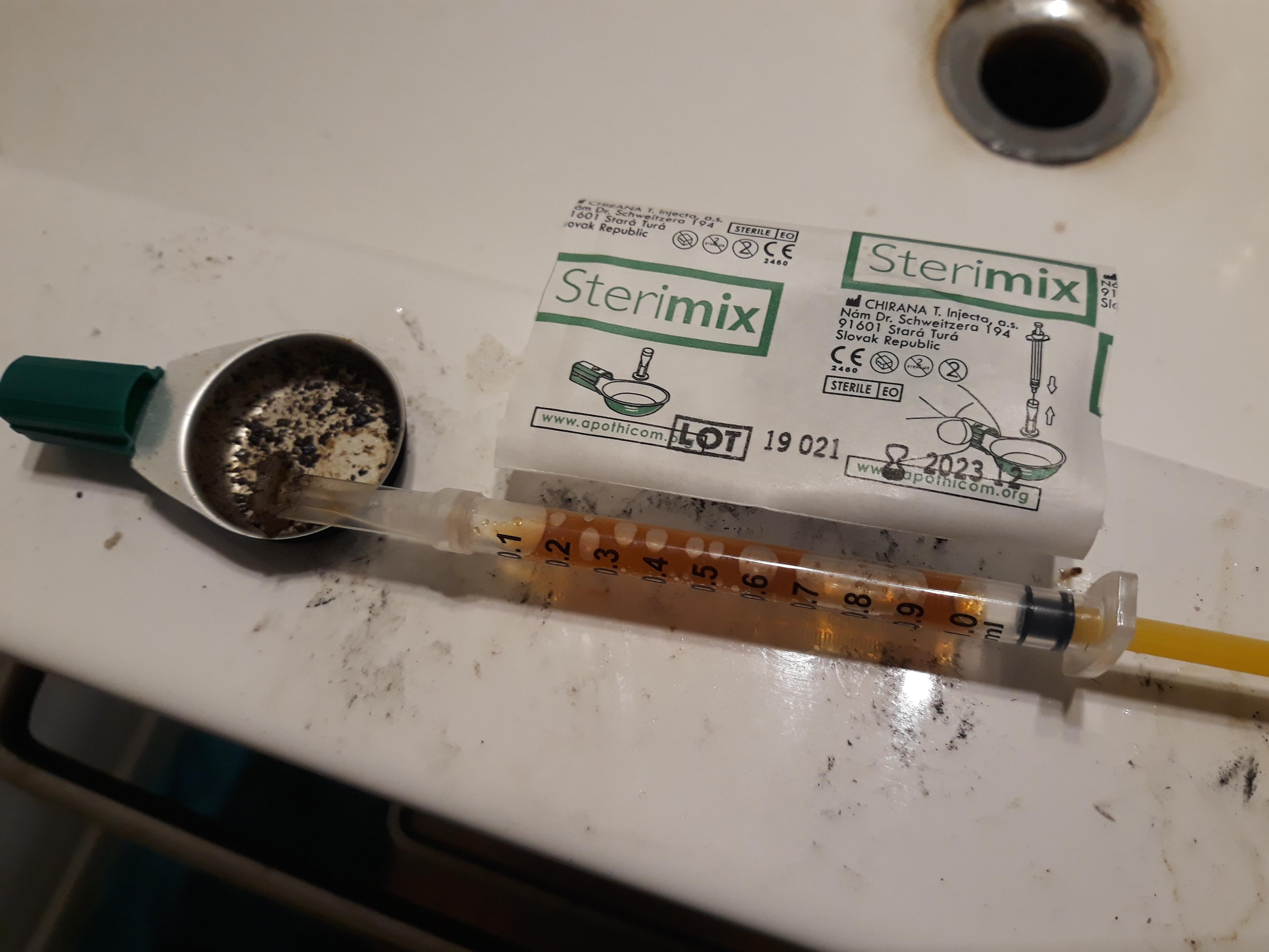 Trying out the new sterifilt filter from exchange supplies r/heroin