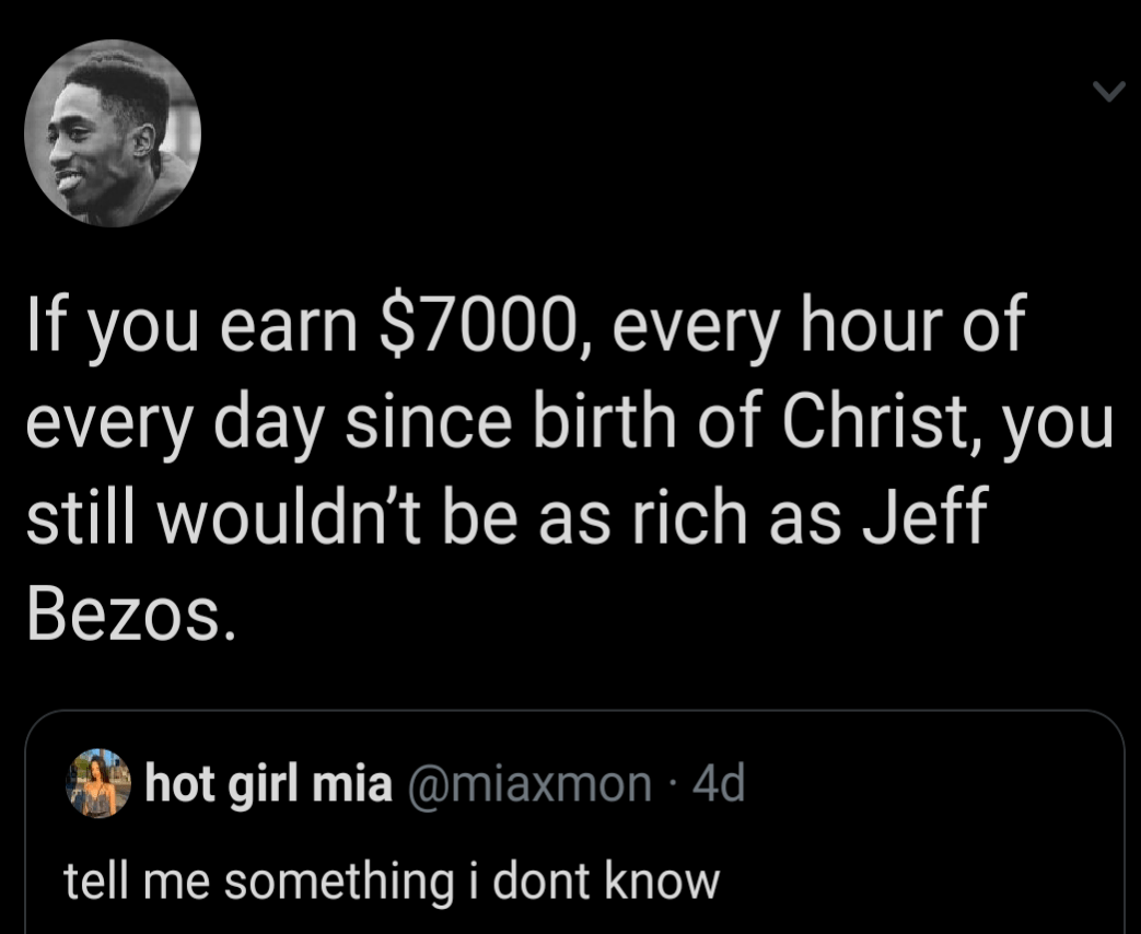 [Request] Is this accurate? How much money does Jeff Bezos make on a