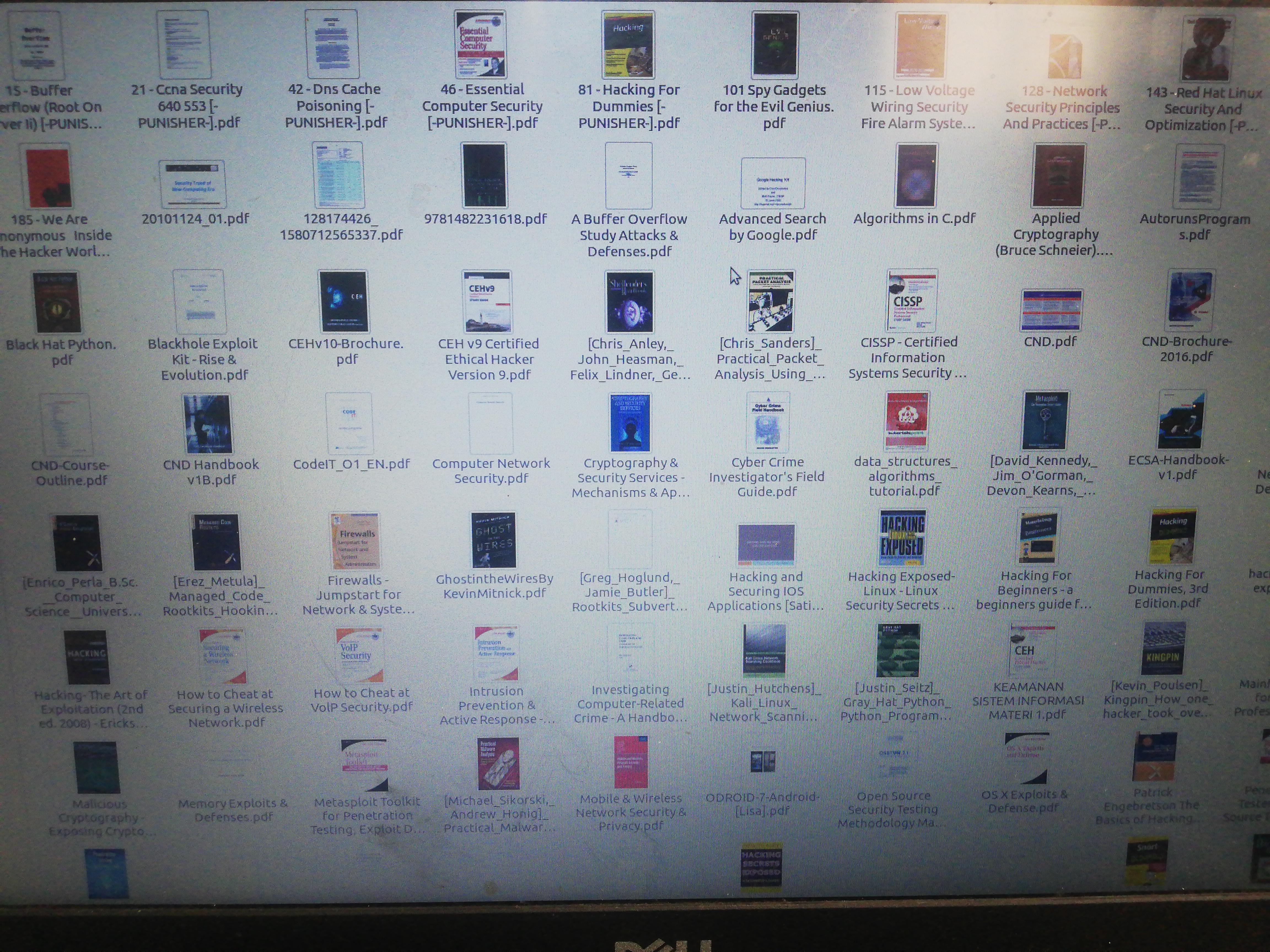 87 hacking tutorial pdfs collected from multiple source. Hacking