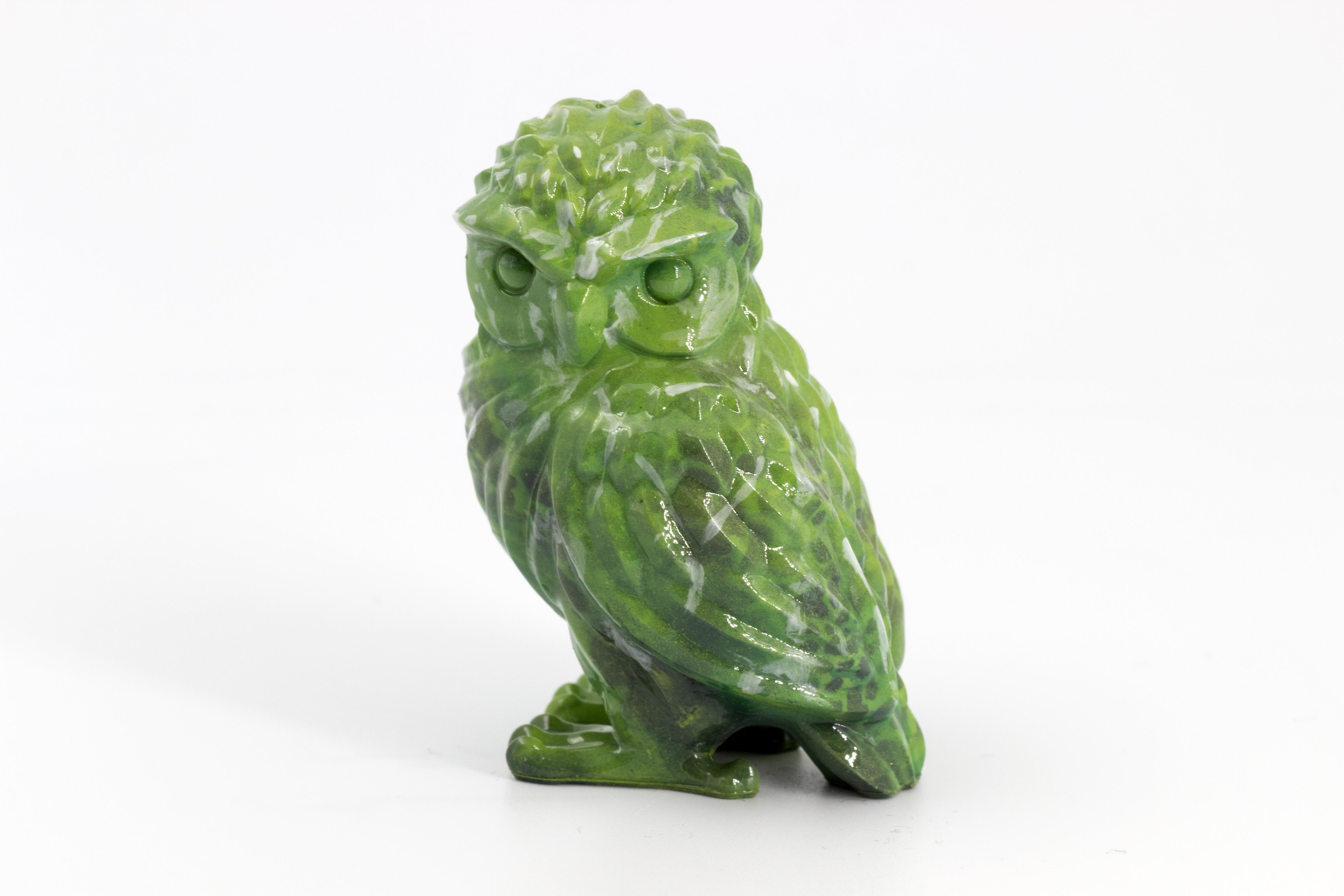 Printed and painted this little owl figurine. It's supposed to be a