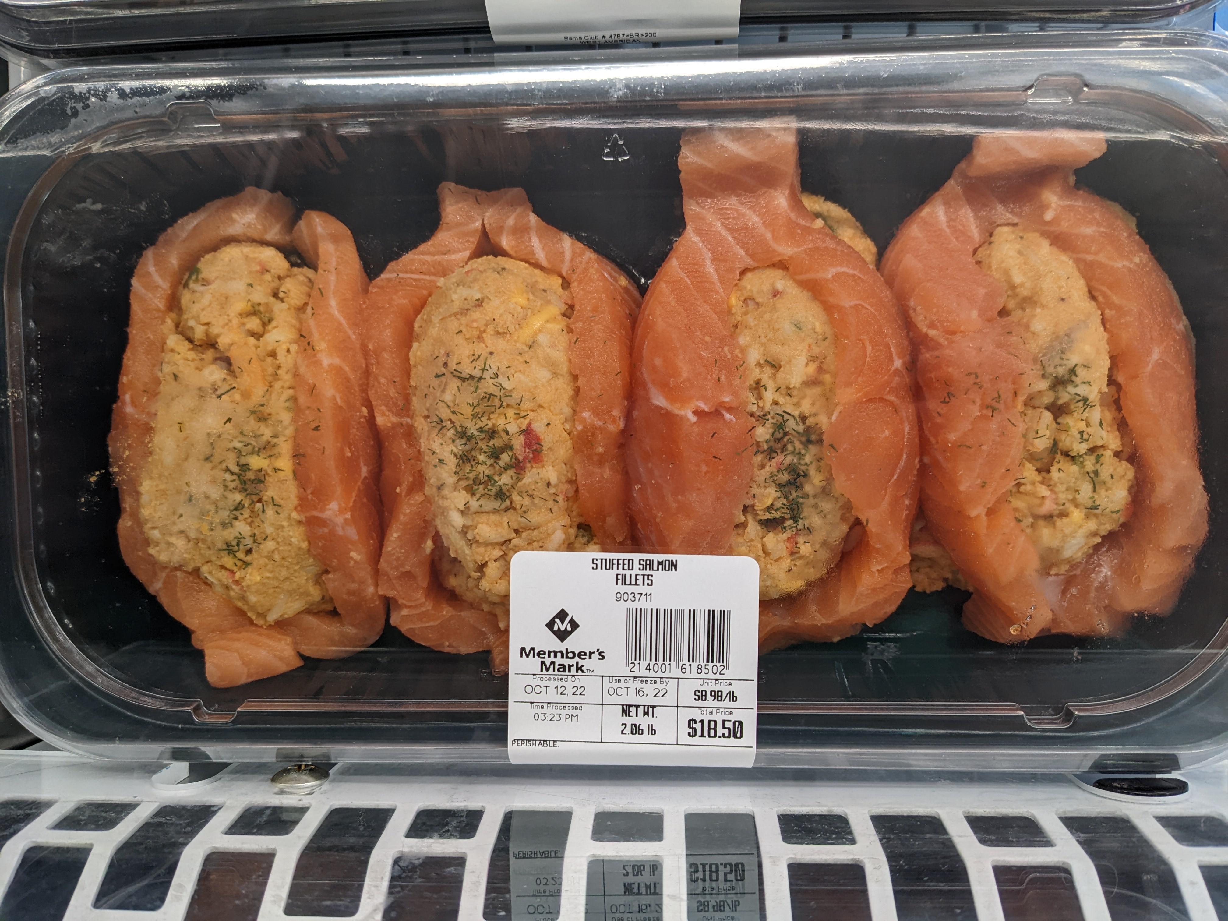 Sam's Club stuffed salmon r/mildlyvagina