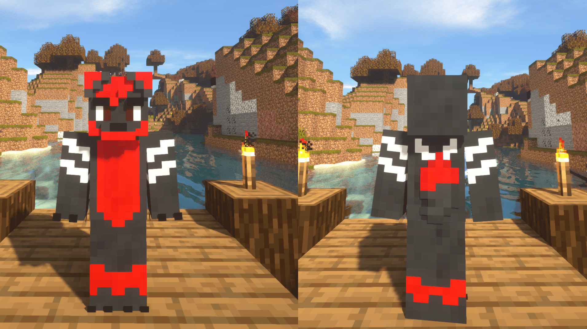 I made a Minecraft skin of my fursona. I was inspired by other skins on