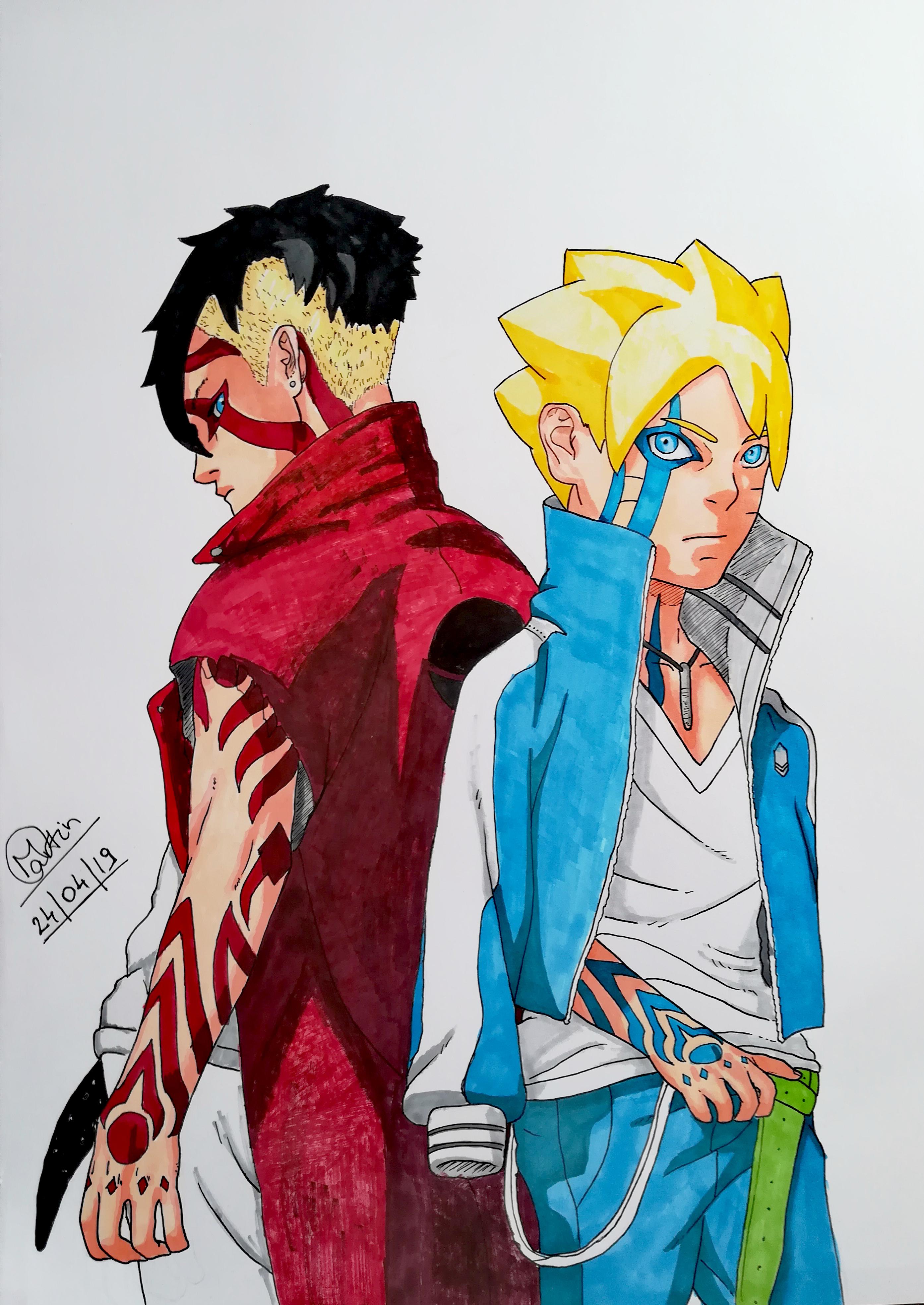 Boruto and Kawaki manga ZHCSubmissions