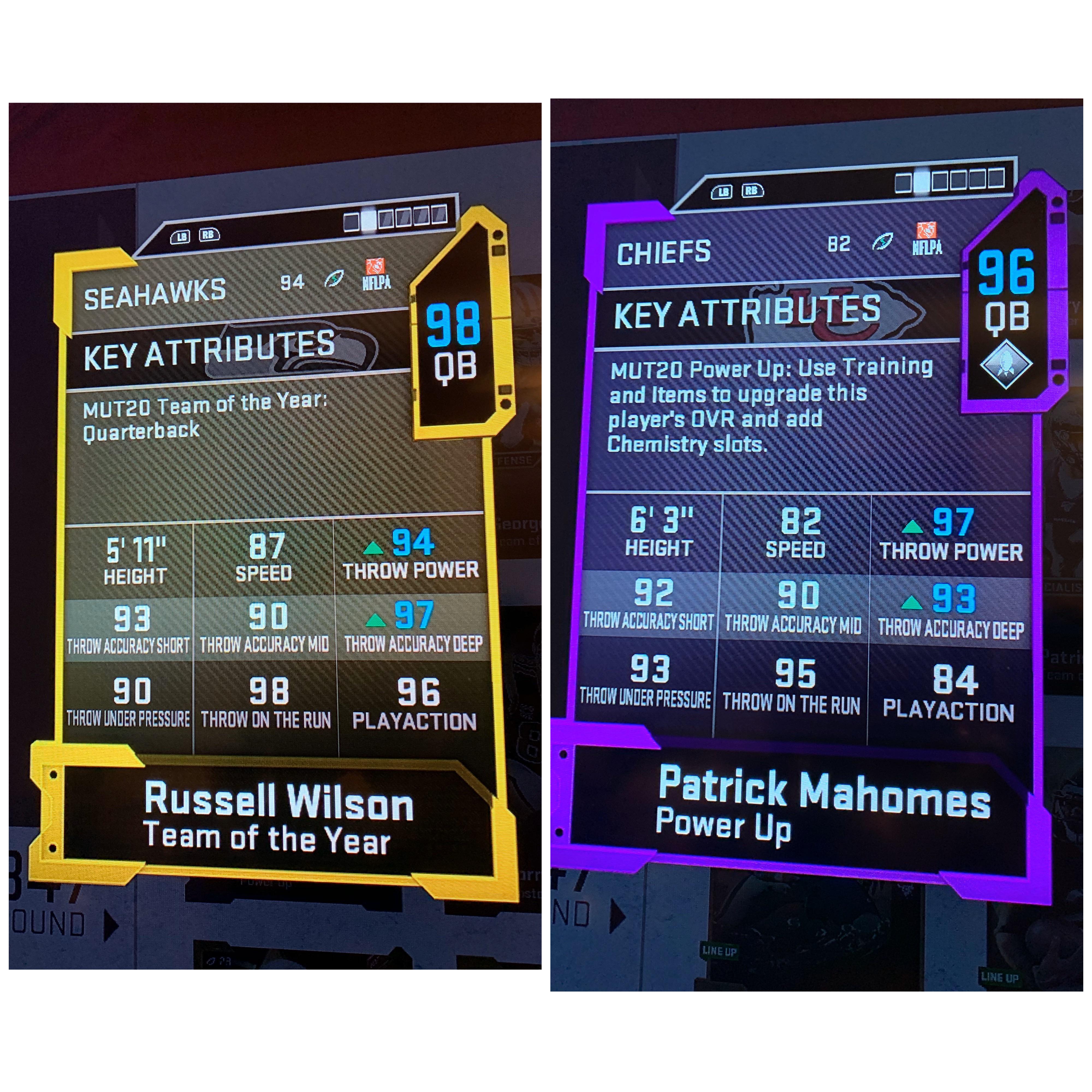 Throw Power or Deep Accuracy? r/MaddenUltimateTeam
