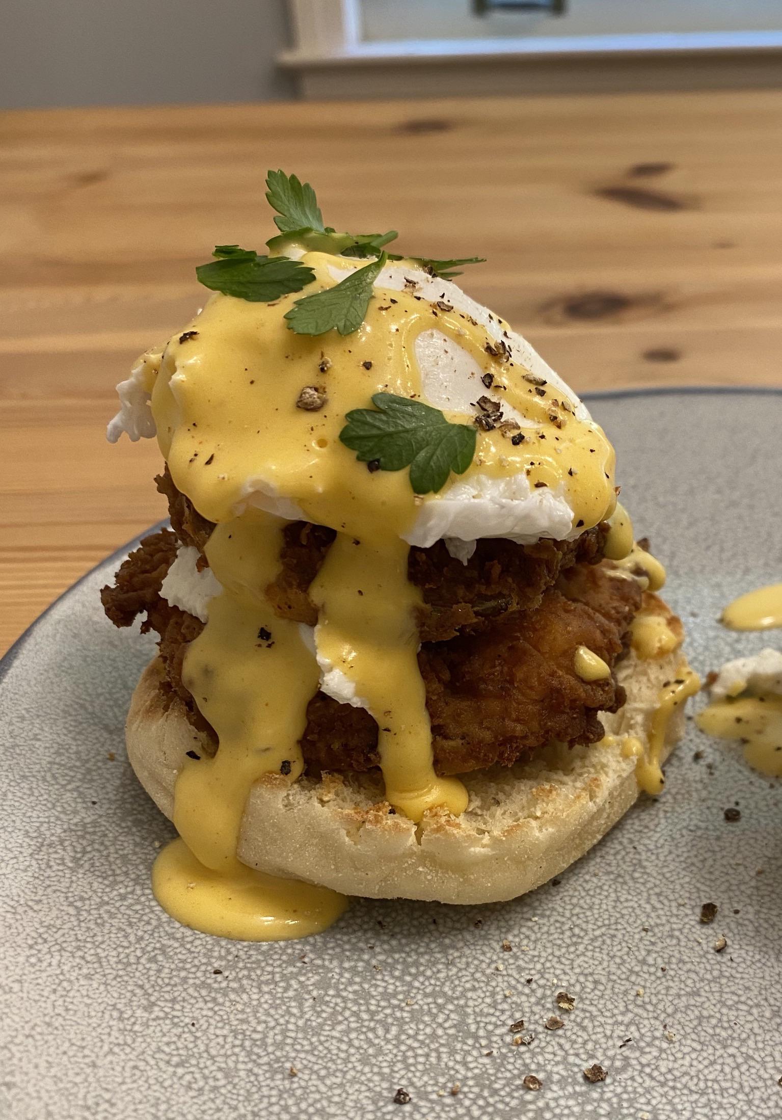 Fried Green Tomato Eggs Benedict r/FoodPorn