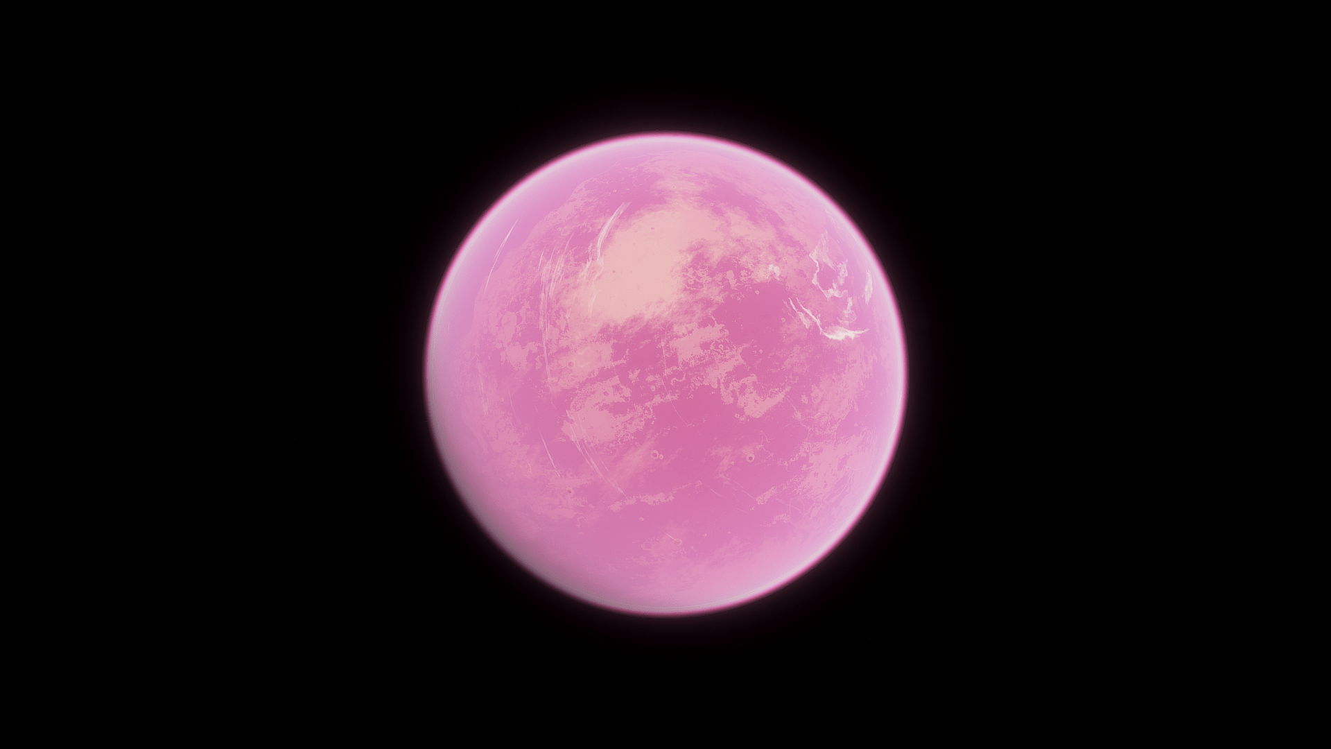 Found a pink earth like r/spaceengine