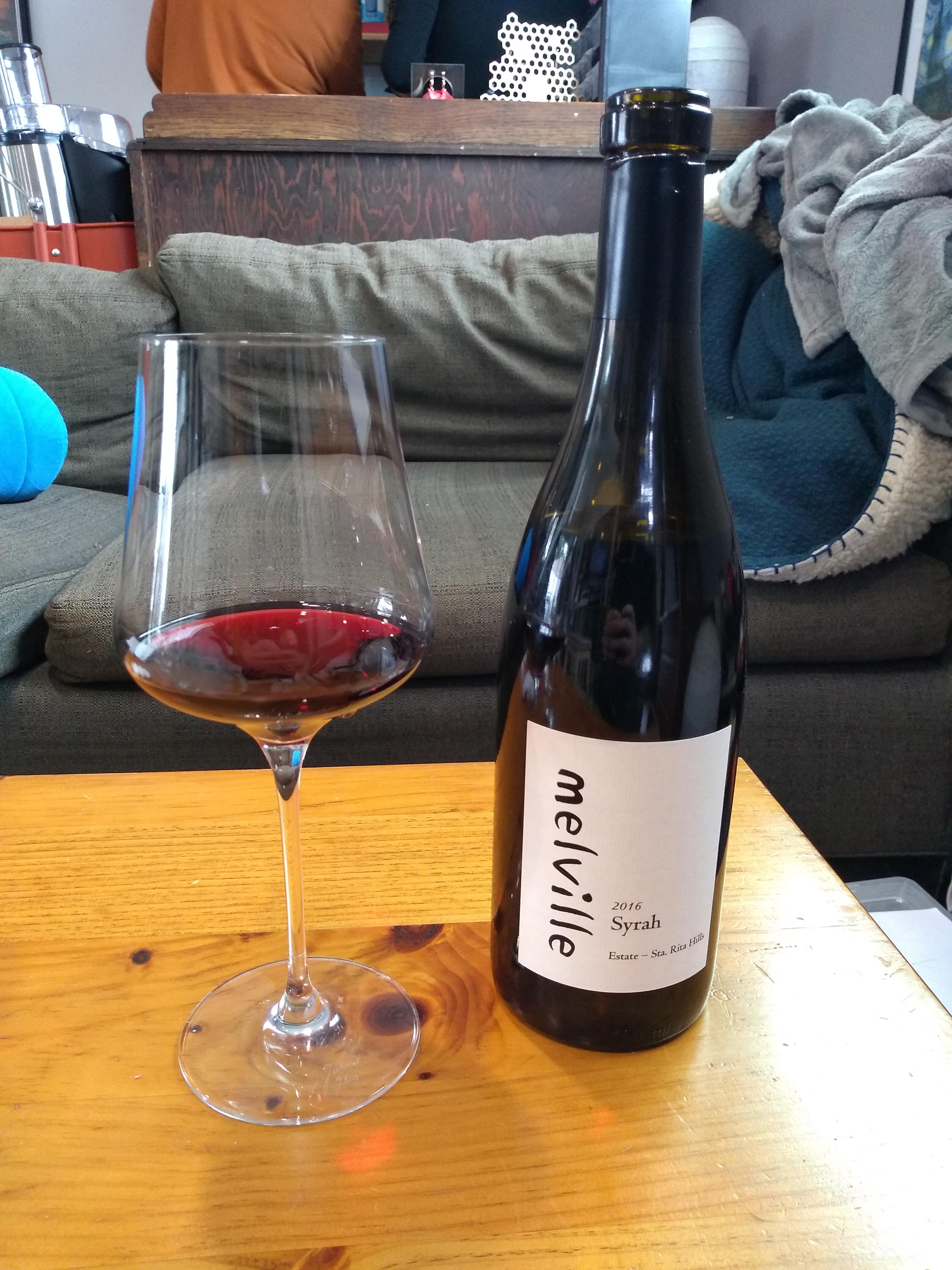 Melville Estate Syrah, Sta. Rita Hills, 2016 r/wine