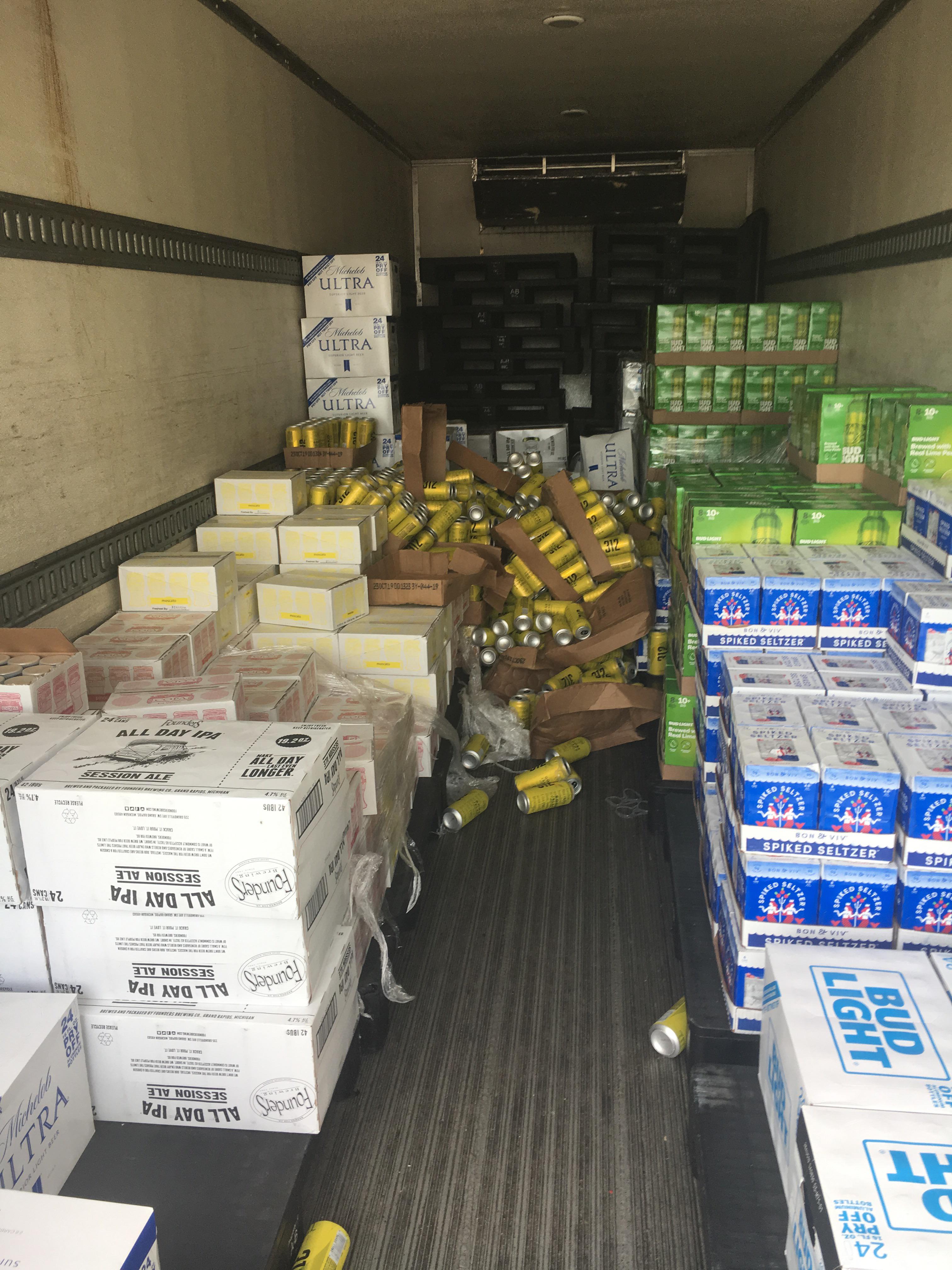 This is how our beer truck got delivered r/Wellthatsucks