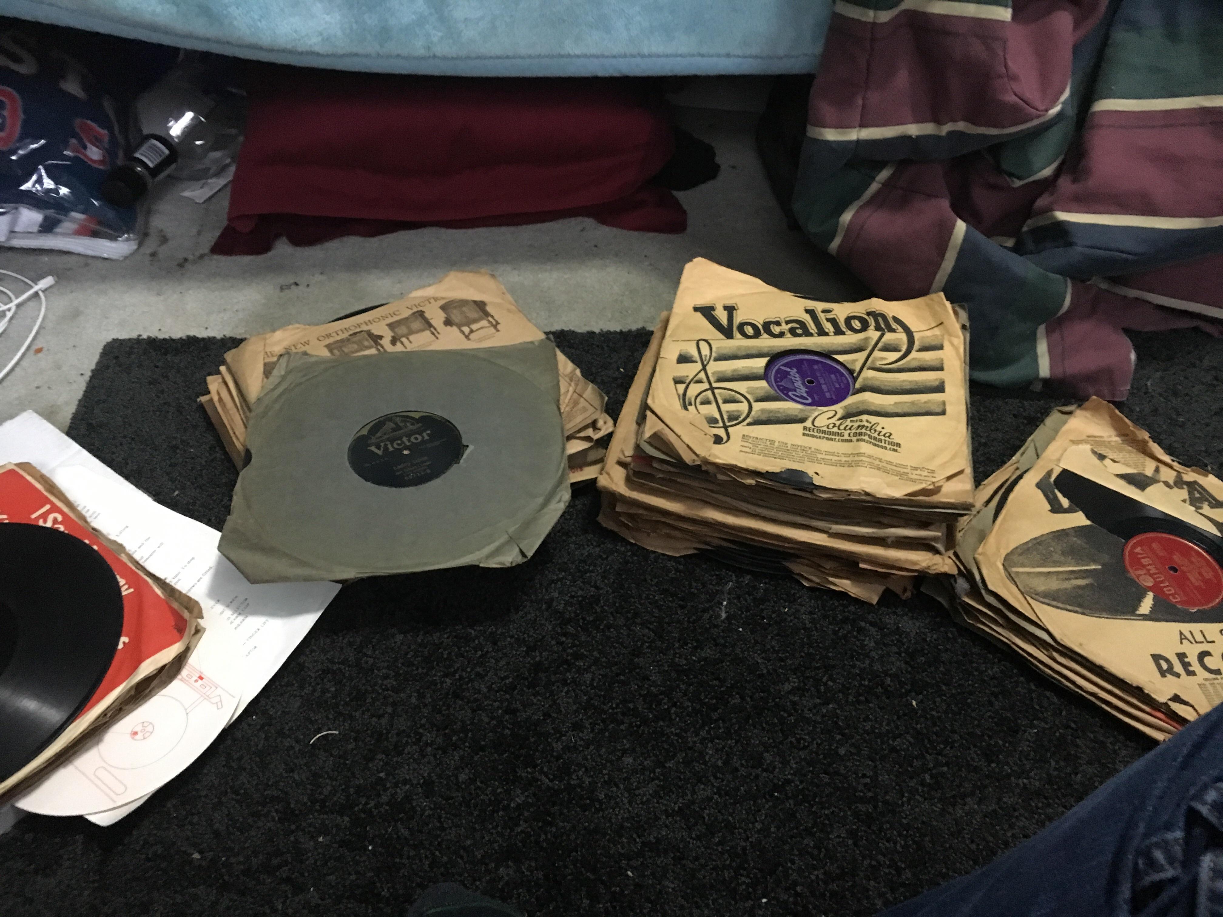 My great uncle said he had “a few neat records” in his basement that I