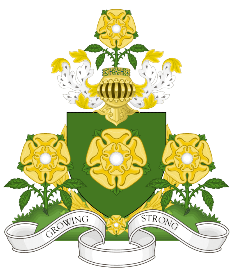 I made this coat of arms for House Tyrell r/heraldry