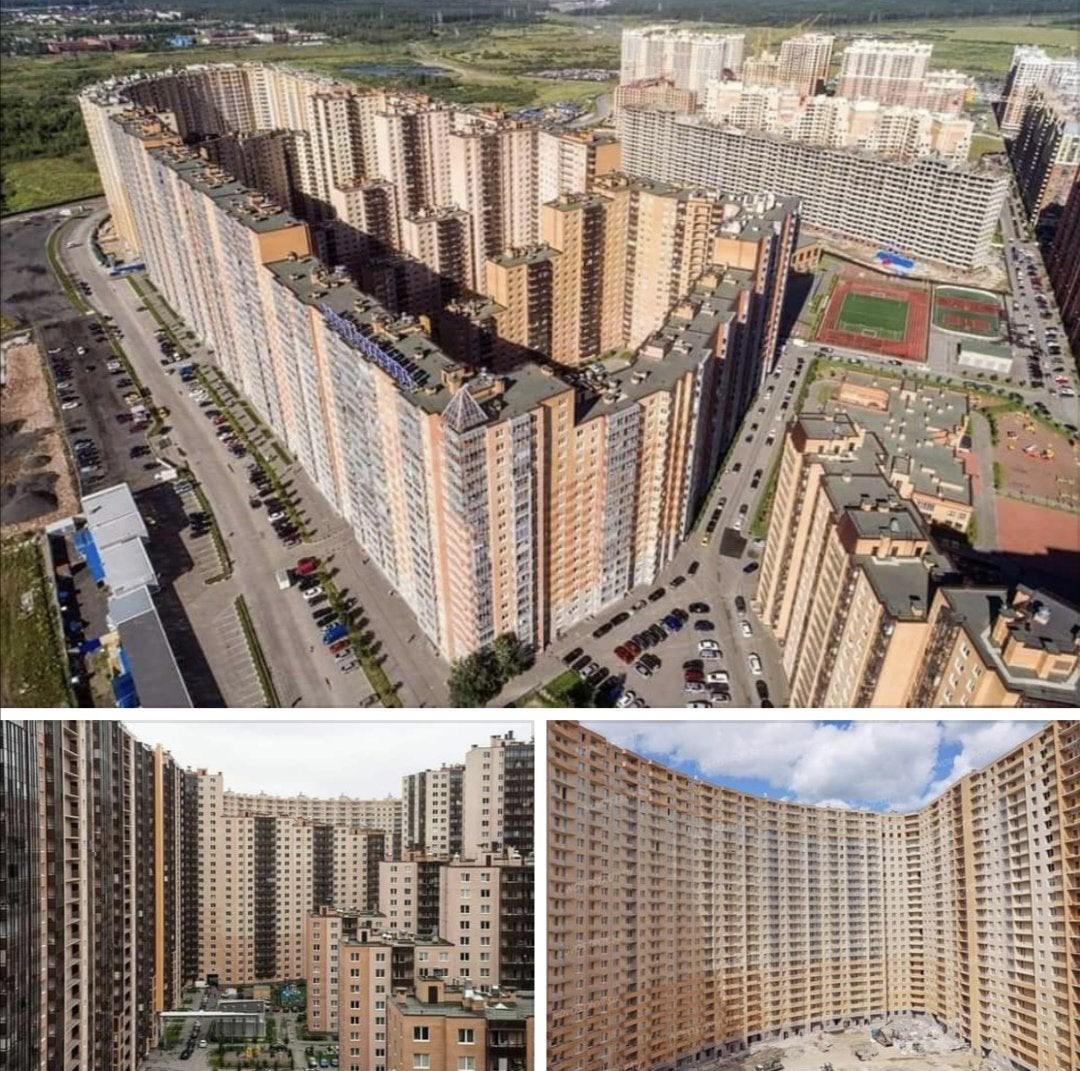 St. Petersburg, Russia Housing Complex that is home to +18,000 residents. r/UrbanHell