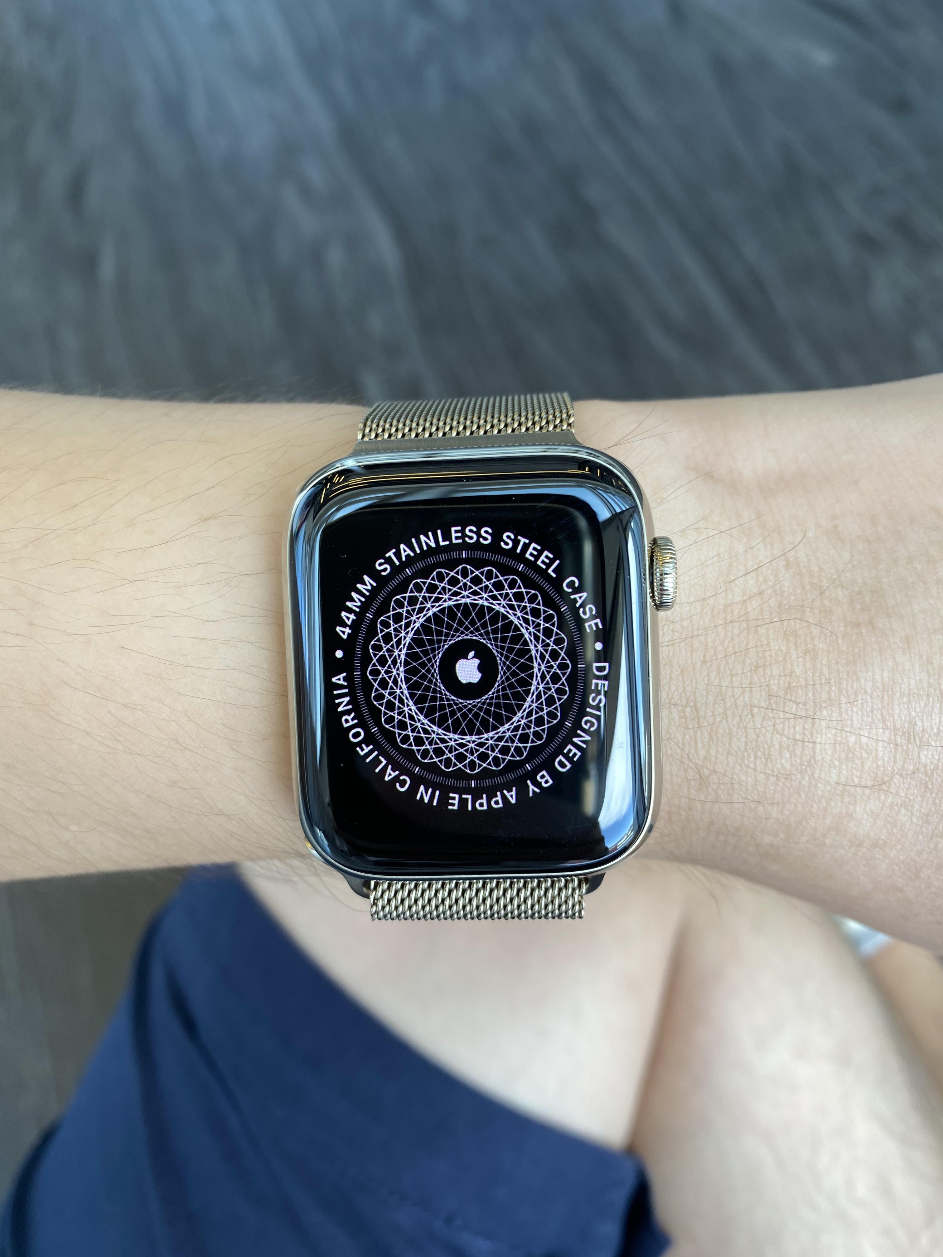 人気ブラドン Loop Apple Stainless Watch Gold 6 series6 Apple Milanese Watch