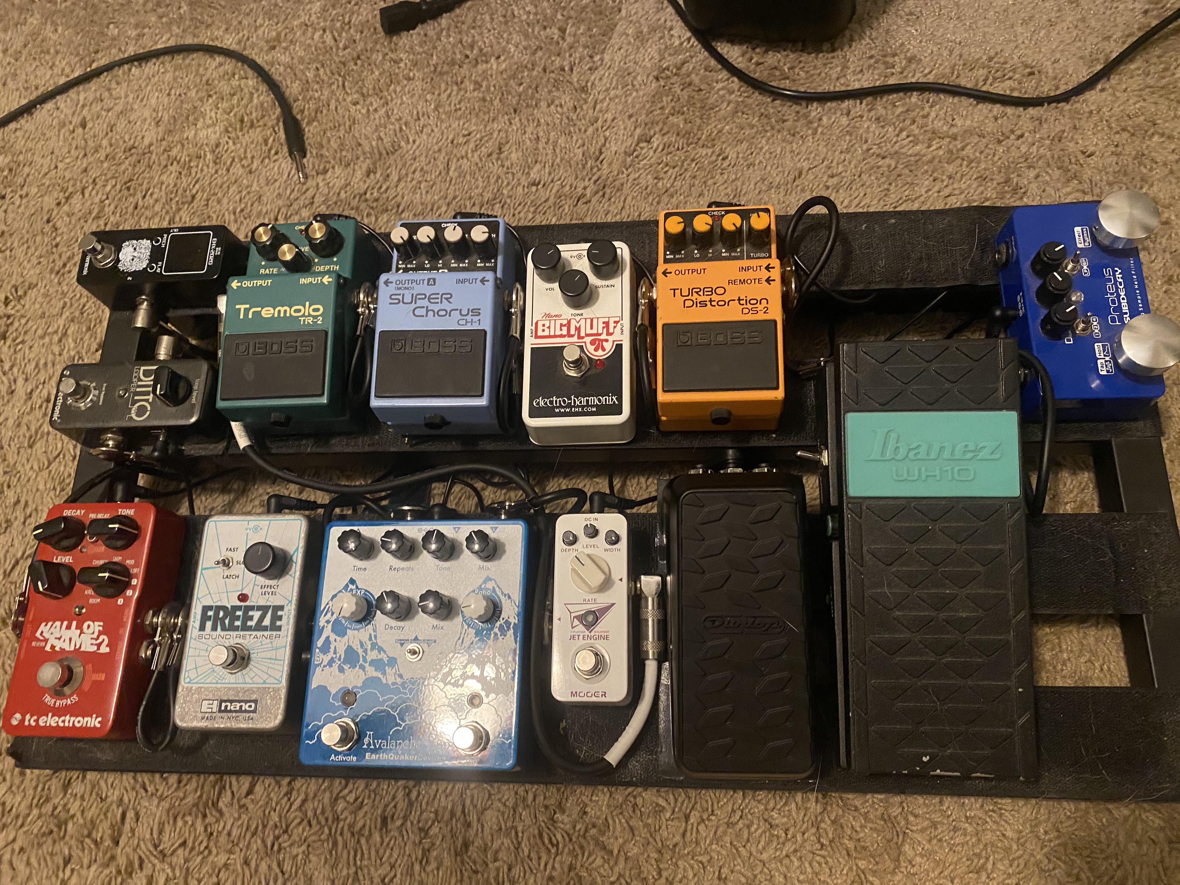 Got my expression pedal, new PSU, did my best to organize the cables