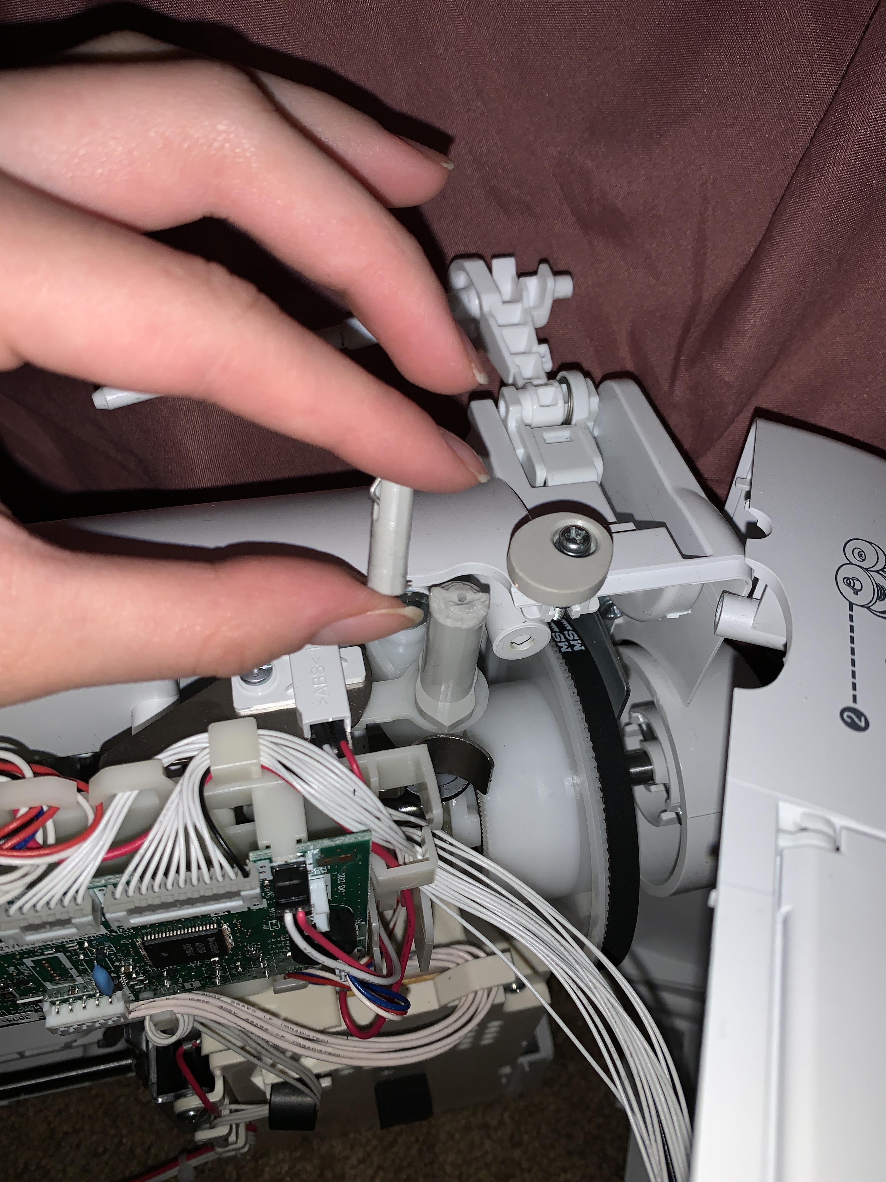 My bobbin winder peg broke( any suggestions? I have a brother Dz2400