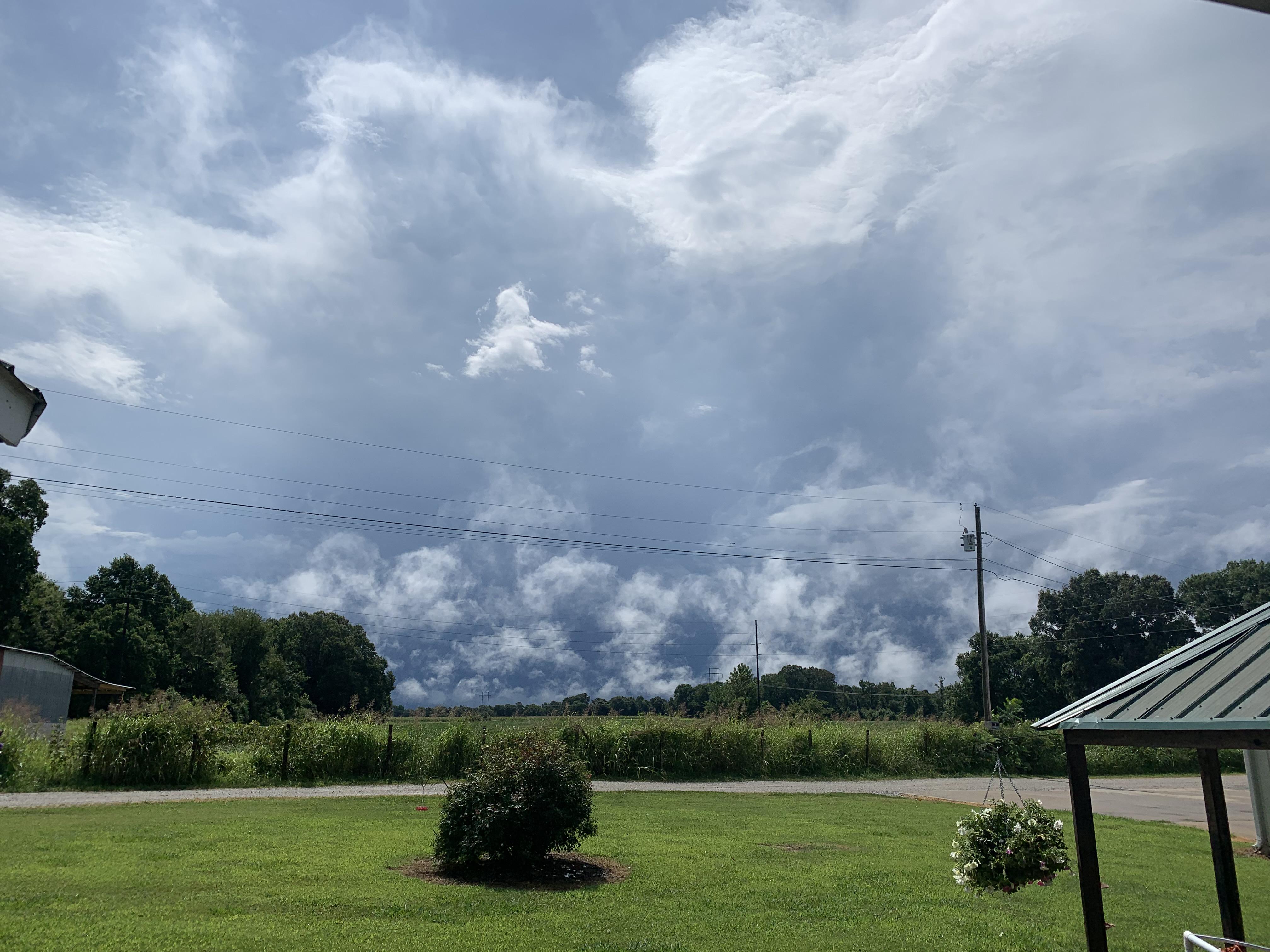 Beautiful sky after the storms this morning in West Tennessee. Bring on